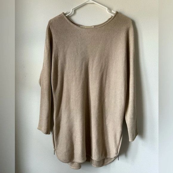 Michael Kors Michael Kors Long Sleeve Light Brown Sweater Size S / US 4 / IT 40 - 1 Thumbnail