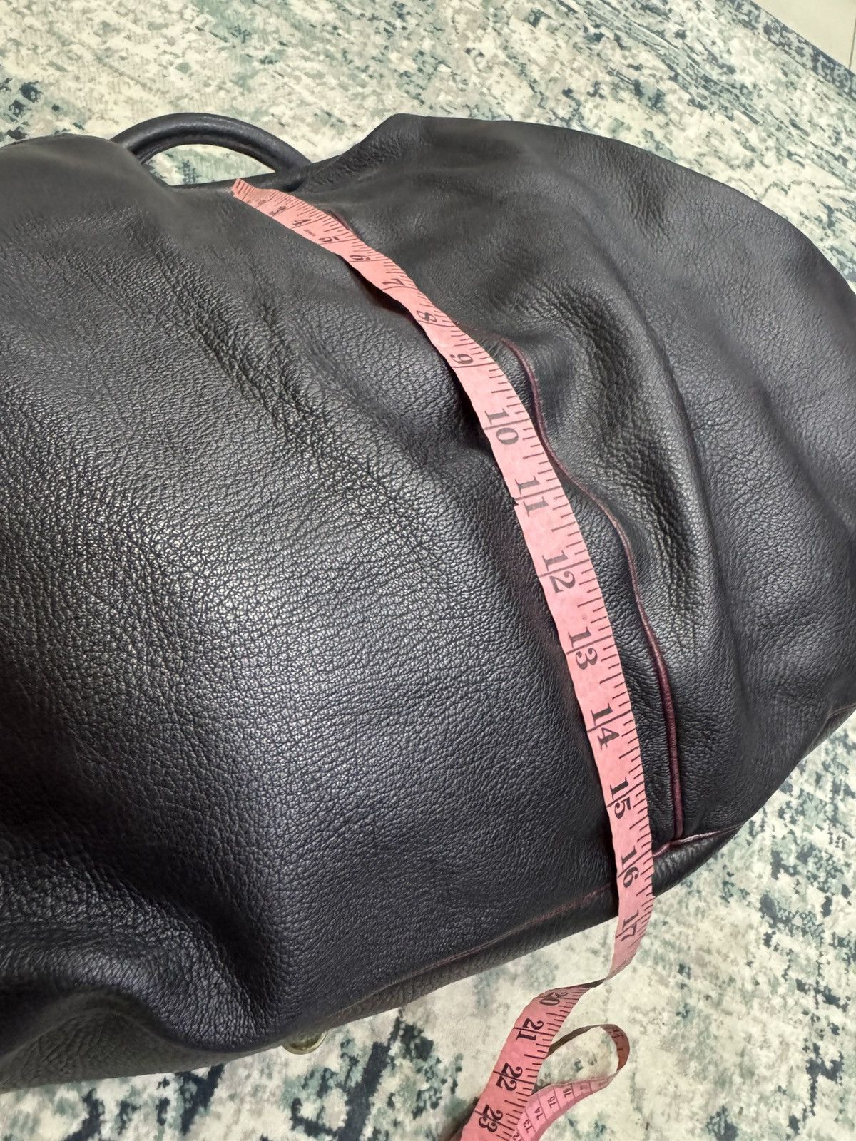 Genuine Leather ATELIER MAMET FRANCE NAPPA LEATHER DUFFLE BAG Size ONE SIZE - 10 Thumbnail