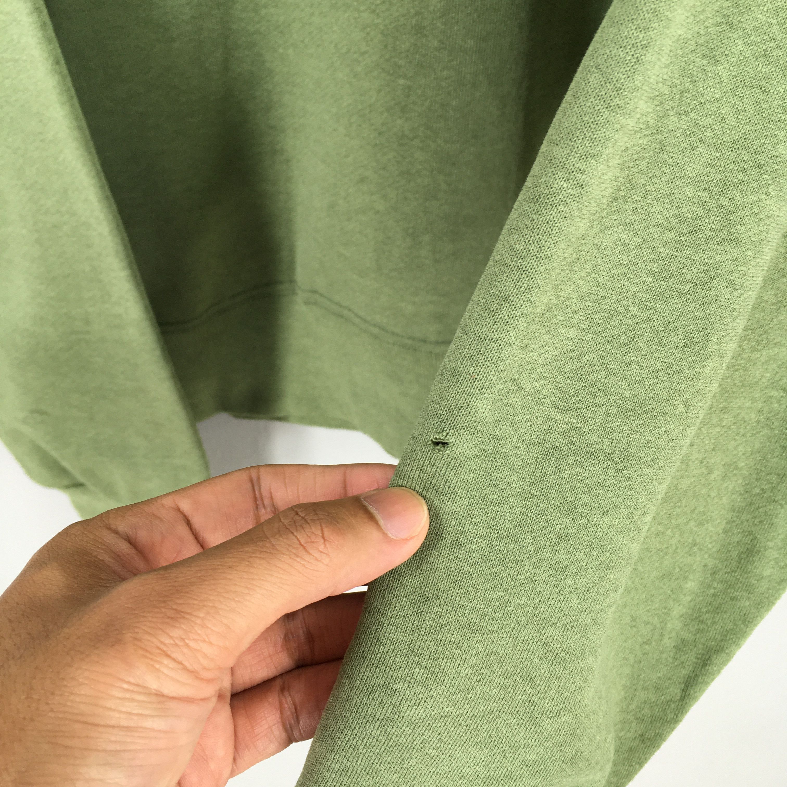 Bicycle × Vintage Vintage 80s J.Rag USA Crankset Bicycle Green Sweatshirt L Size US L / EU 52-54 / 3 - 8 Thumbnail