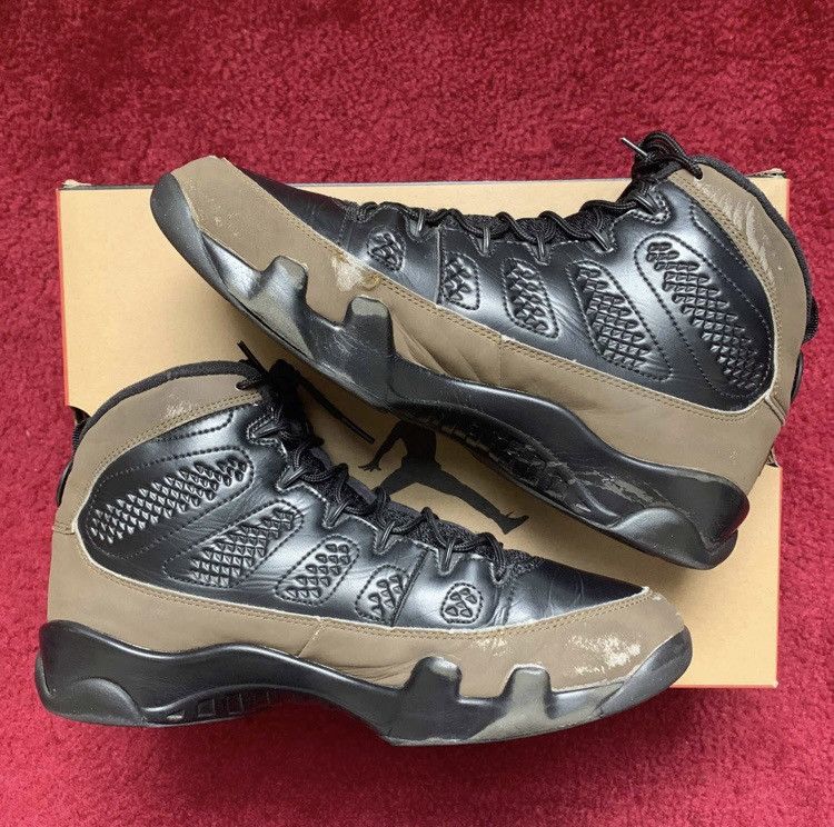 Jordan Brand Air Jordan 9 Retro “Olive” Size US 9.5 / EU 42-43 - 6 Thumbnail