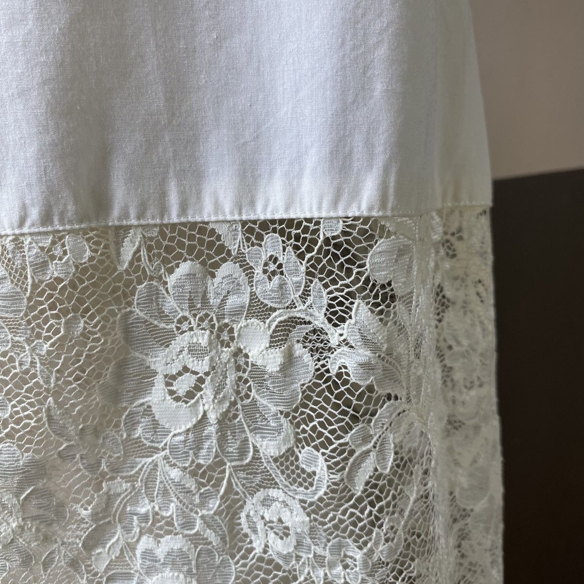 Jean Paul Gaultier JUNIOR GAULTIER White Sleeveless Lace Overlay Tunic Size S / US 4 / IT 40 - 15 Thumbnail