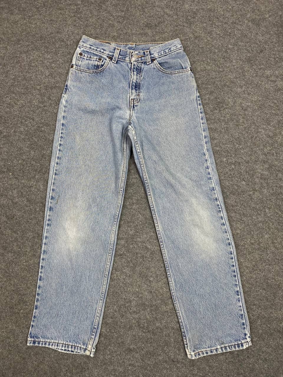 Levi's vintage levis 550 relaxed fit lightwash denim Size US 27 - 9 Thumbnail