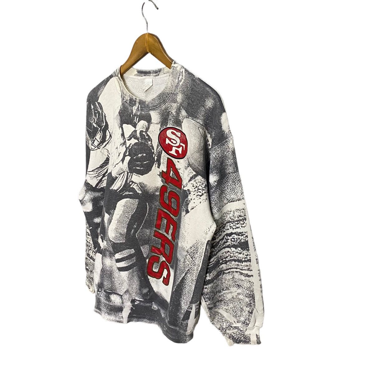 NFL × Vintage Vintage 90s SF 49ers over print sweat Size US M / EU 48-50 / 2 - 3 Thumbnail