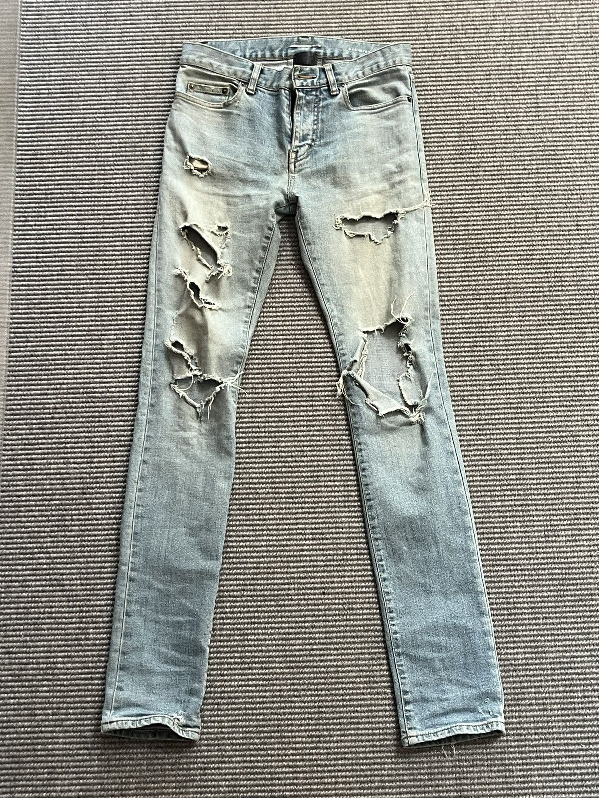 パンツ louren vintage crash denim Saint Laurent FW13 Big Crash Denim - Ākaibu Store