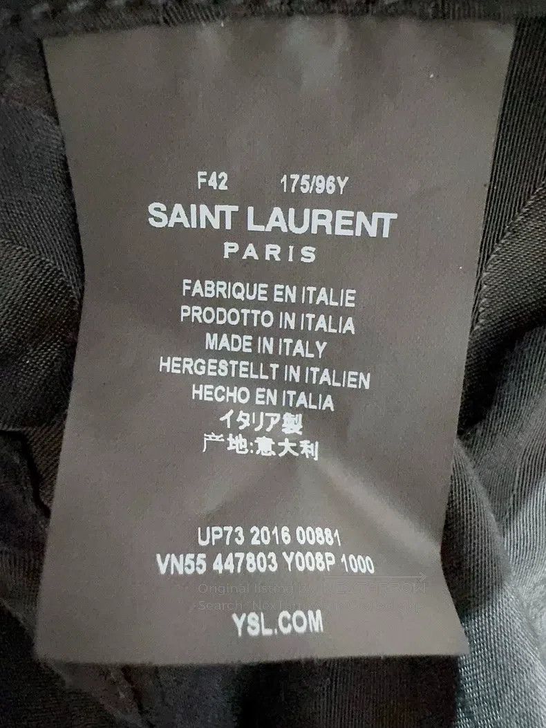 Saint Laurent Paris Saint Laurent Paris Coat i Size M / US 6-8 / IT 42-44 - 4 Thumbnail