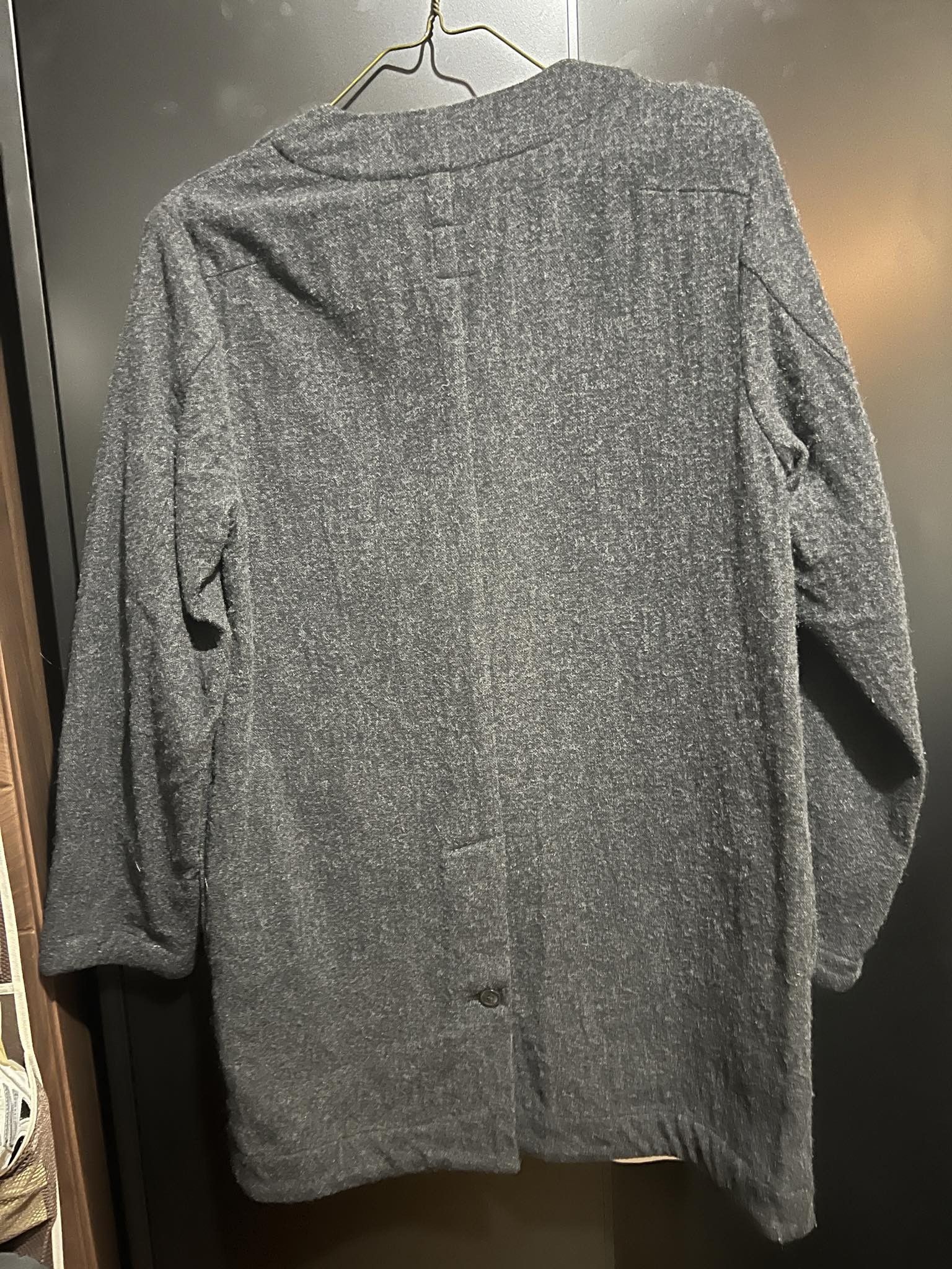 image of Ts S Wool Blend Coat in Charcoal, Men's (Size Small)