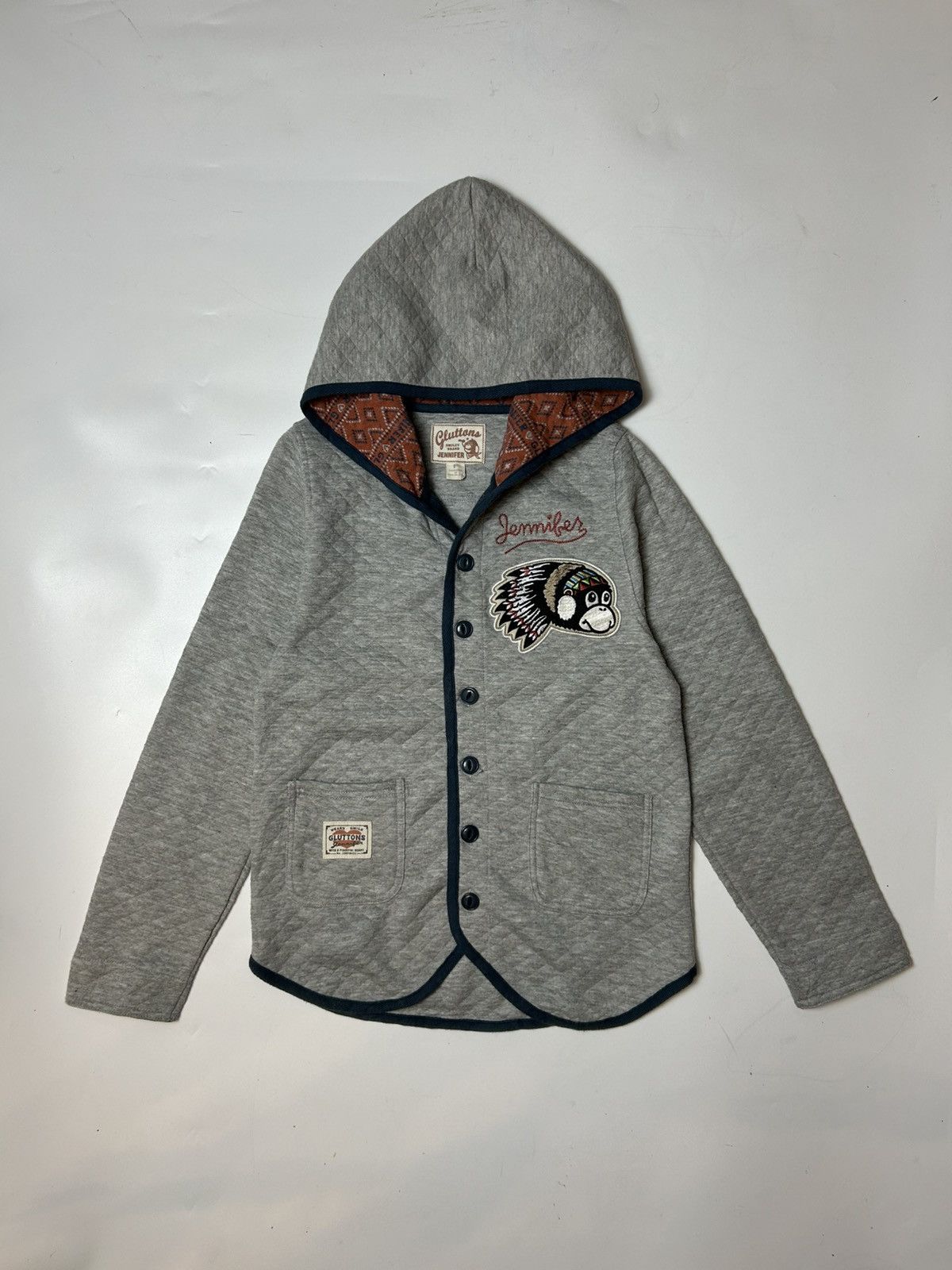 Japanese Brand GLUTTONS JENNIFER HOODIE SWEATER Size ONE SIZE - 1 Thumbnail