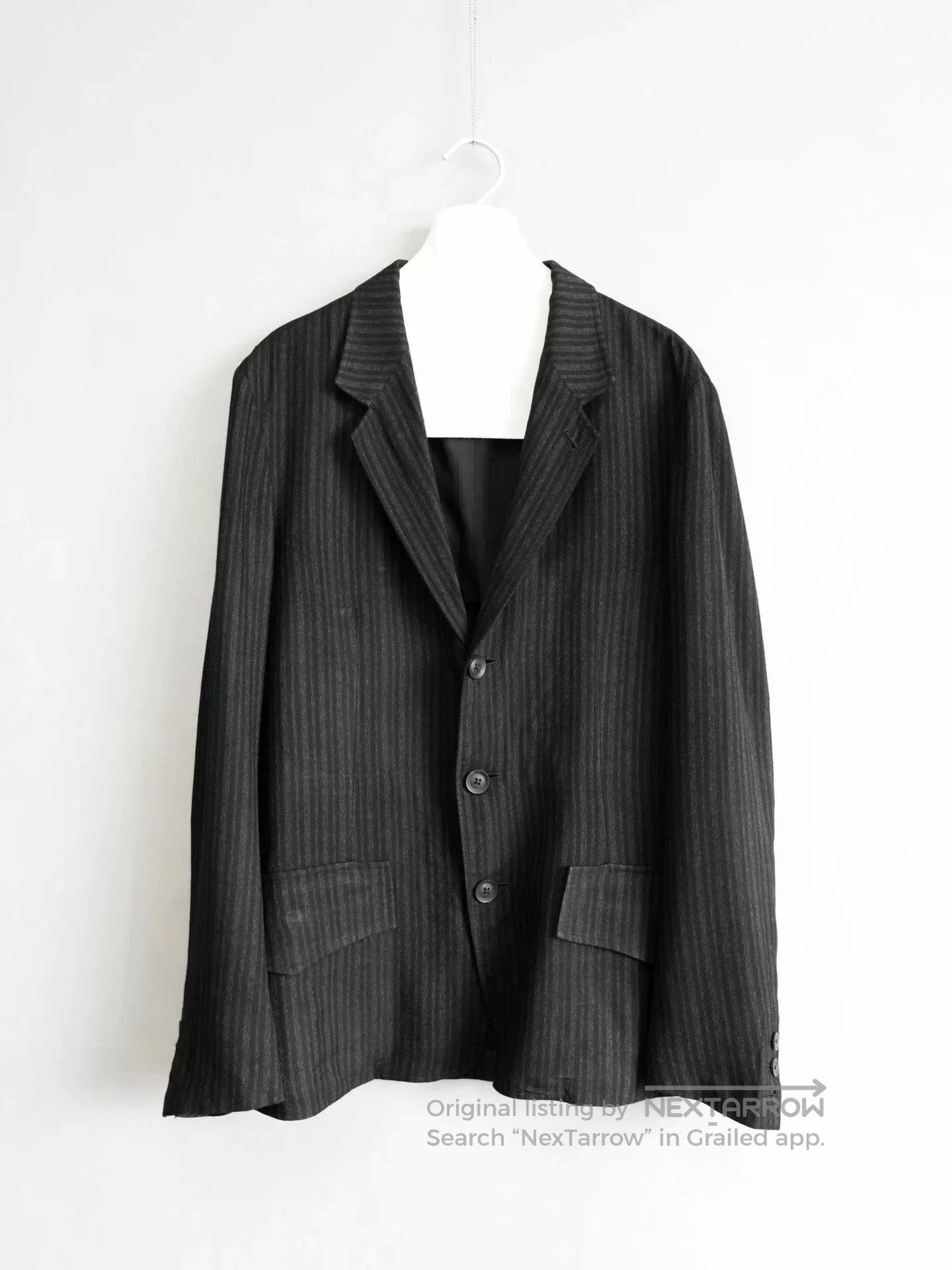 Yohji Yamamoto yohji yamamoto striped rayon jacket. Size US M / EU 48-50 / 2 - 1 Thumbnail