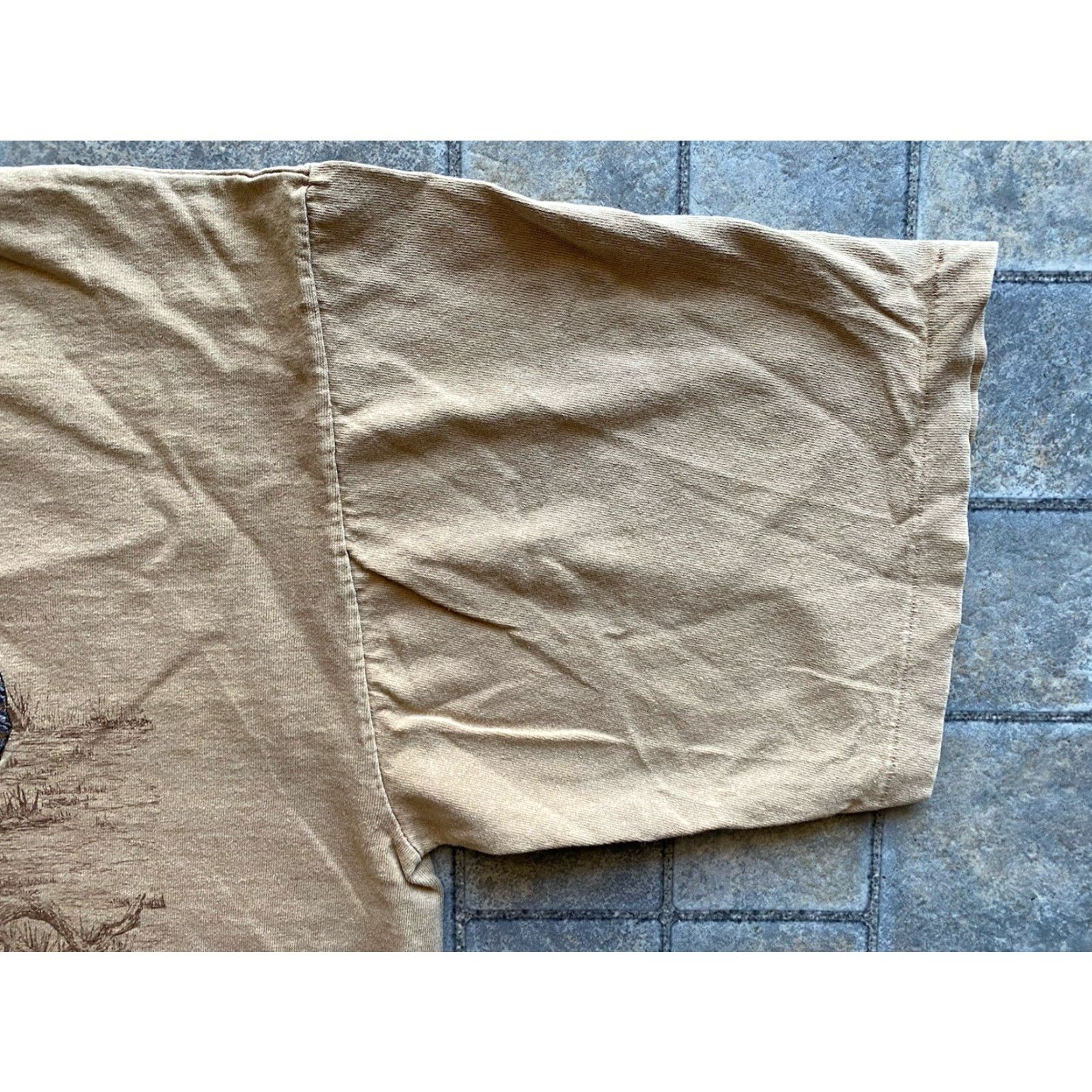 Vintage VINTAGE Dallas Alice T-Shirt Mens Large Brown Elephants Extinction Animals Shirt Size US L / EU 52-54 / 3 - 5 Thumbnail