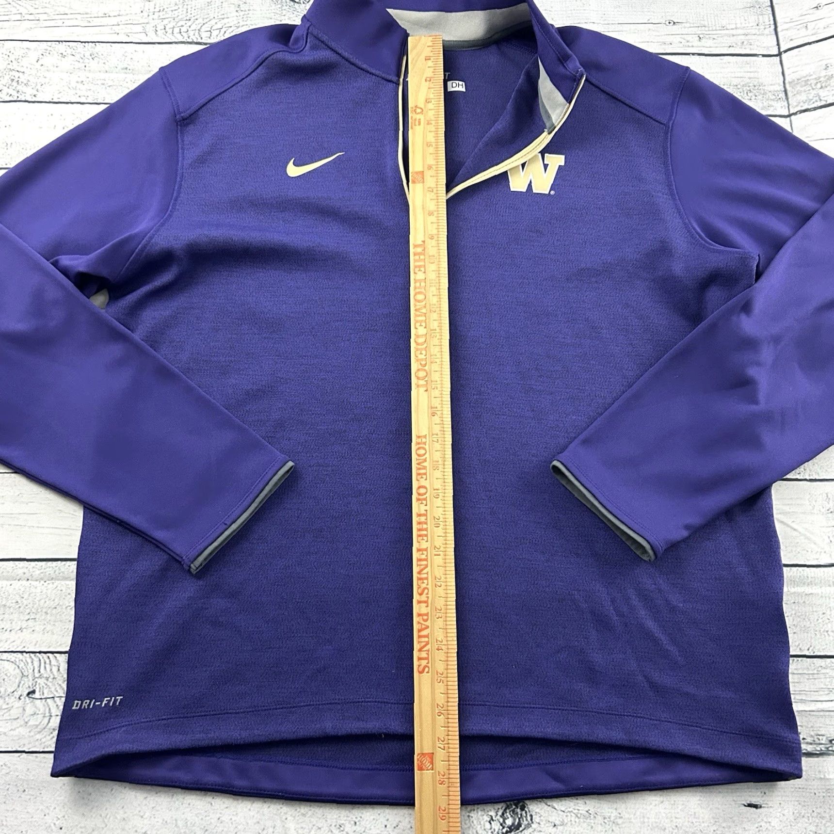 Nike Nike Dri-Fit Washington 1/4 Zip Pullover Jacket Men XL Purple Shirt Size US XL / EU 56 / 4 - 4 Thumbnail