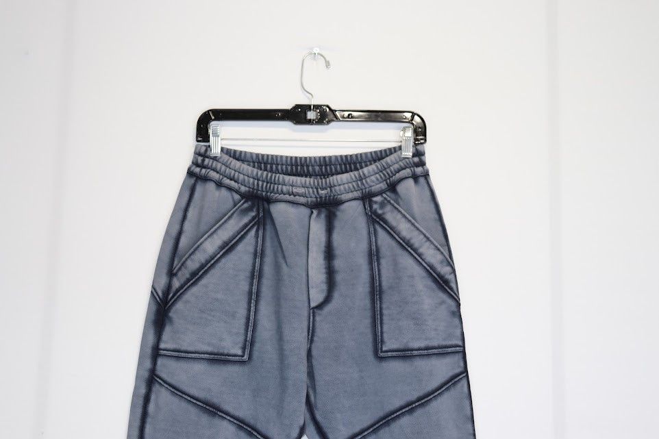 Balmain o1rshd1 Bike Drawstring Jogger / Sweatpants in Blue Size US 30 / EU 46 - 3 Thumbnail