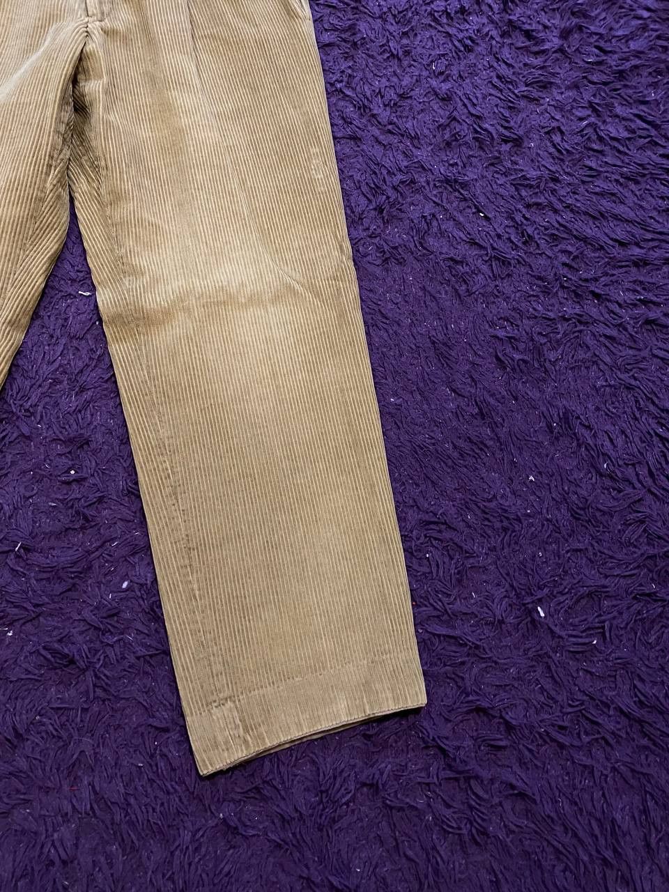 Burberry Vintage Casual Pants beige Burberry luxury super 120's Y2K Size US 33 - 6 Thumbnail