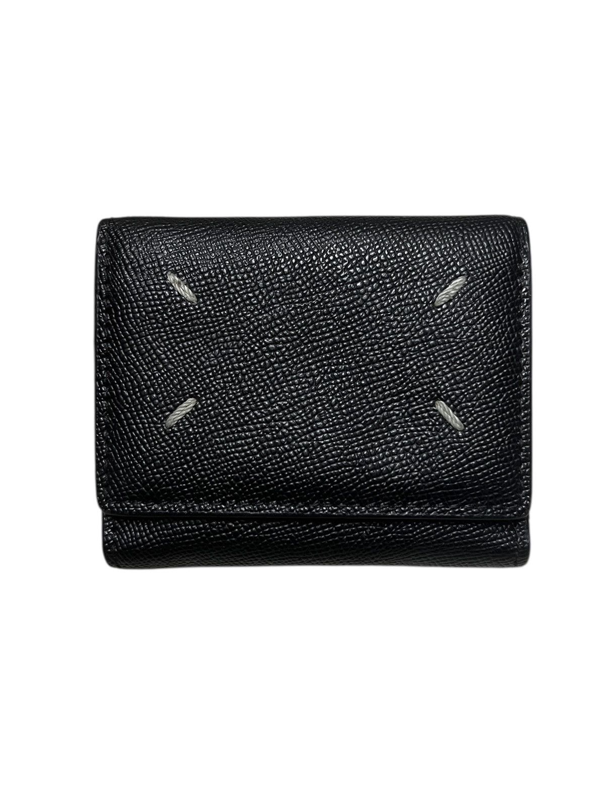 Maison Margiela Maison Margiela Four-Stitches Leather Trifold Wallet Size ONE SIZE - 1 Thumbnail