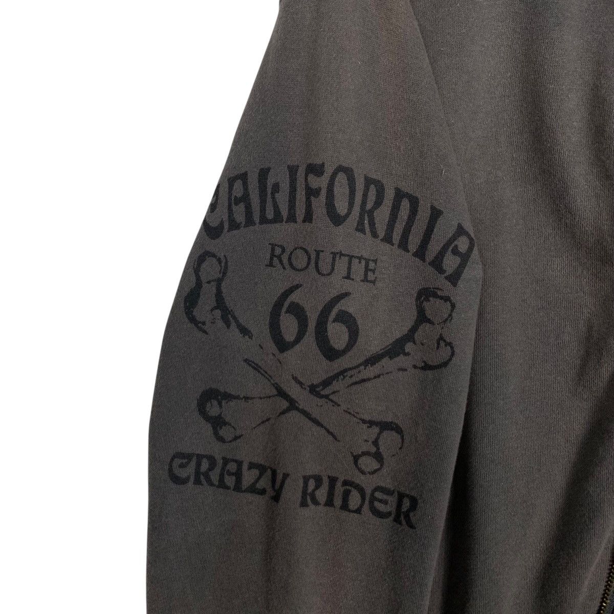 Japanese Brand INFINITY Black Label Crazy Rider Route 66 Hoodies #1715-C76 Size US L / EU 52-54 / 3 - 10 Thumbnail