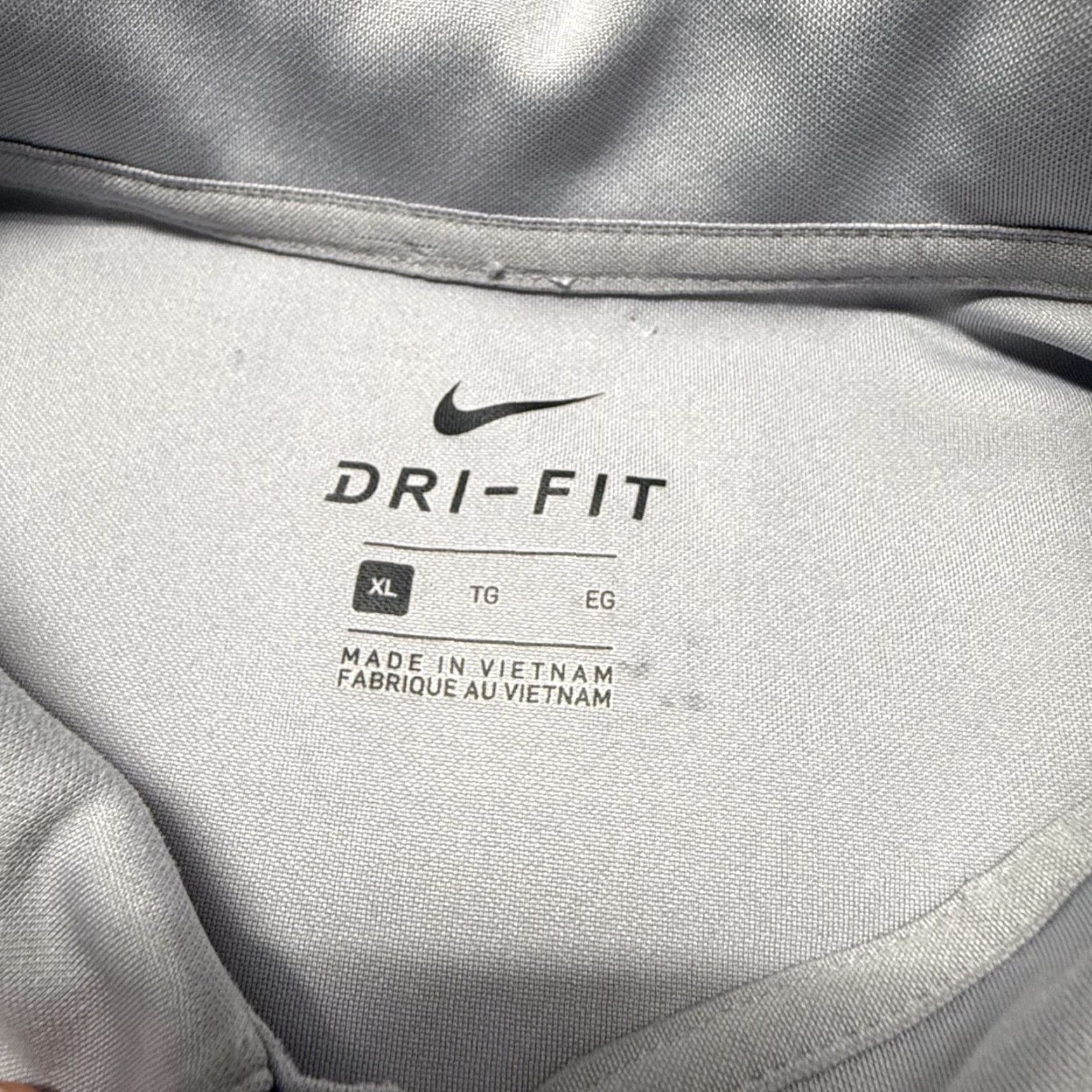 Nike Nike Golf Polo Shirt Mens XL White Dri-FIT Colorblock Logo Mac Haik 746101 Size US XL / EU 56 / 4 - 4 Thumbnail