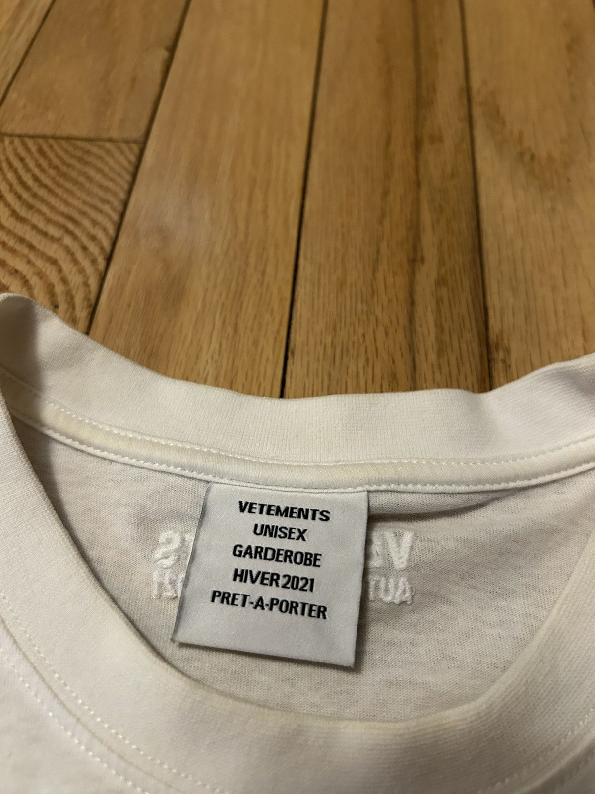 Vetements Vetements Written Logo Tee Size US XS / EU 42 / 0 - 3 Thumbnail
