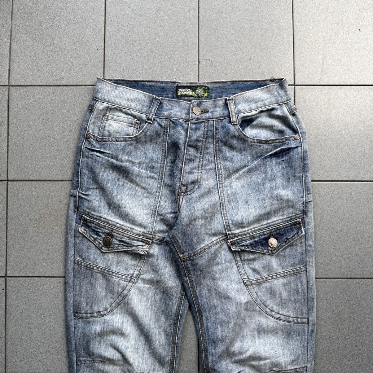 Other Vintage No Fear Bush Pants Pocket Baggy Y2K Size US 31 - 2 Thumbnail