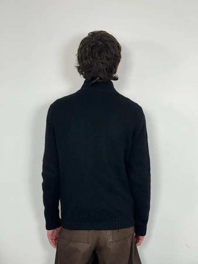 Armani 2000s Armani Black Wool Buttoned Cardigan Sweater Size US M / EU 48-50 / 2 - 3 Thumbnail