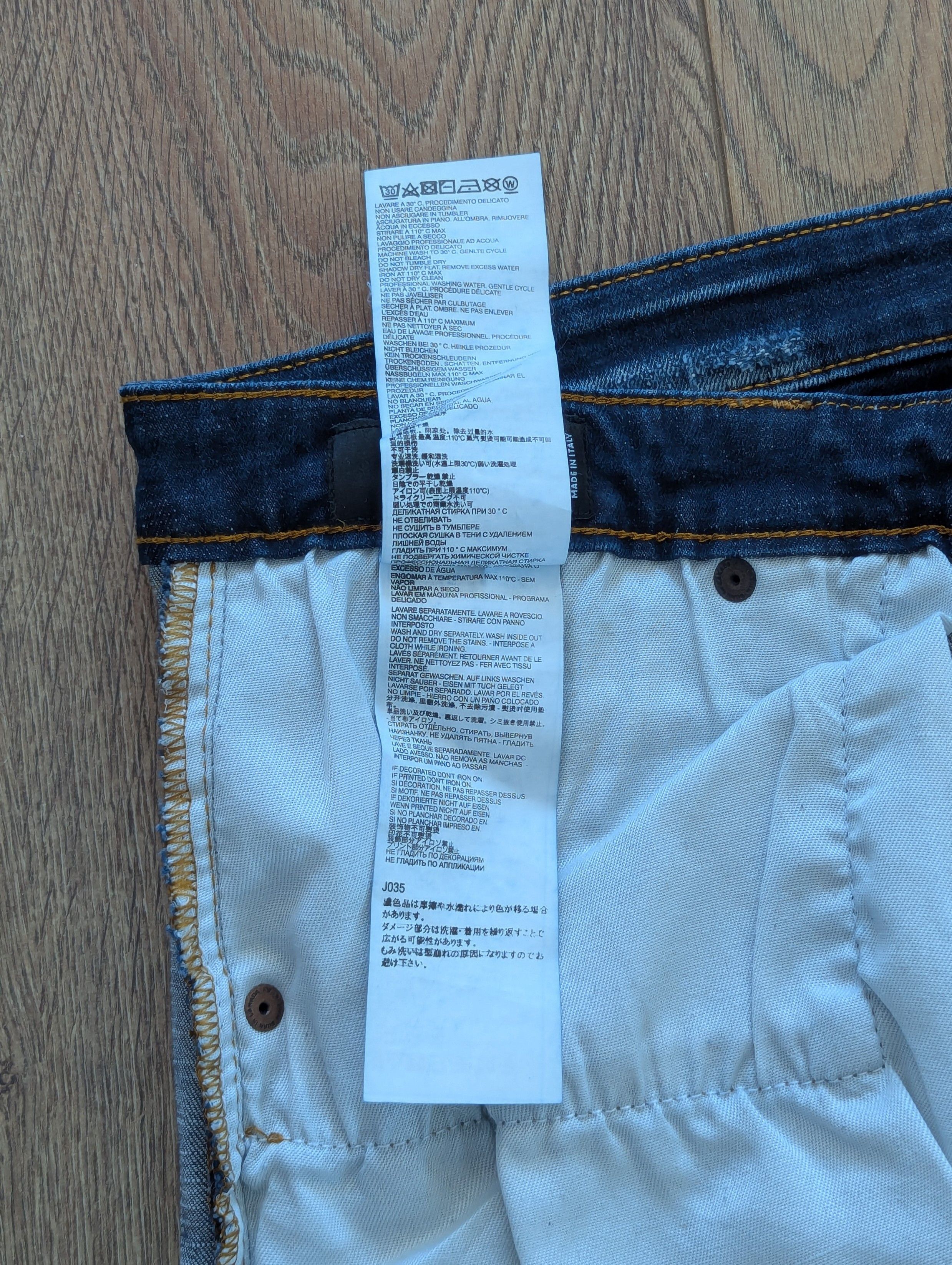 Dsquared2 DSQUARED2 Tidy Biker Jean Canadian Label Made In Italy Pants Size US 34 / EU 50 - 13 Thumbnail