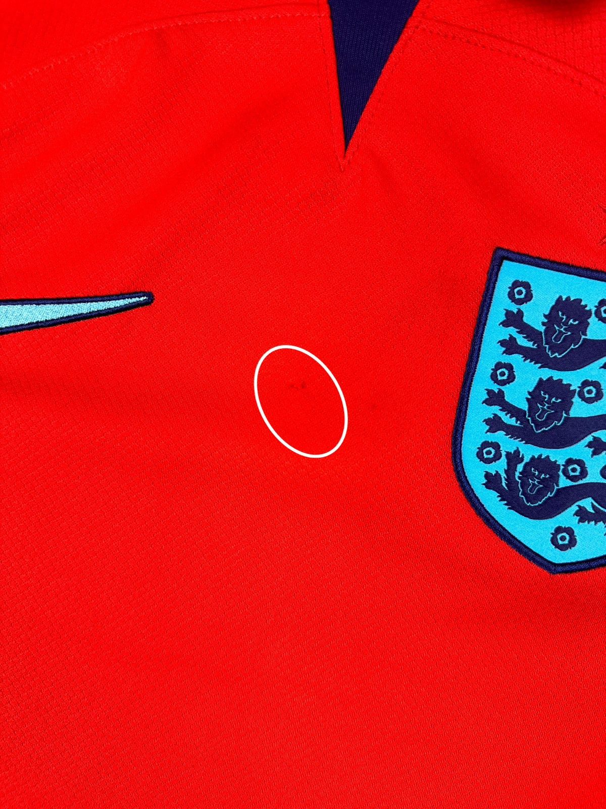 Nike Nike England 2022/23 Away Stadium Red National Team Jersey Size US S / EU 44-46 / 1 - 3 Thumbnail