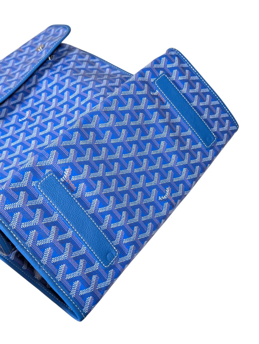 Goyard Sky Blue Saint Léger Foldable Backpack Size ONE SIZE - 11 Thumbnail