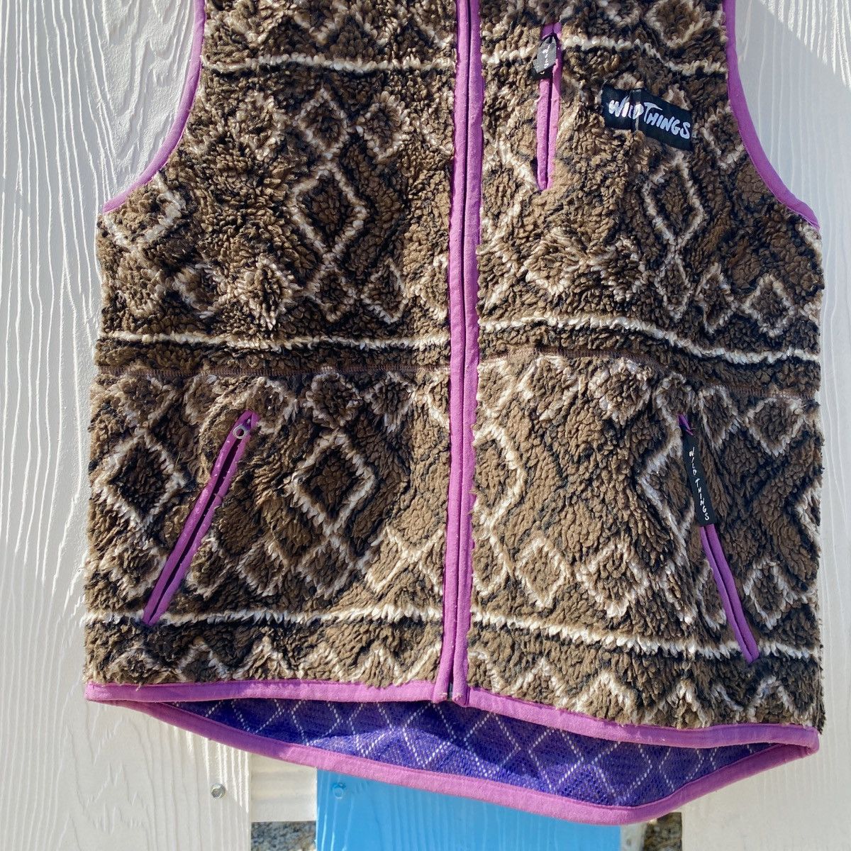Wild Things Vintage Wild Things Fleece Sherpa vest Size US L / EU 52-54 / 3 - 3 Thumbnail