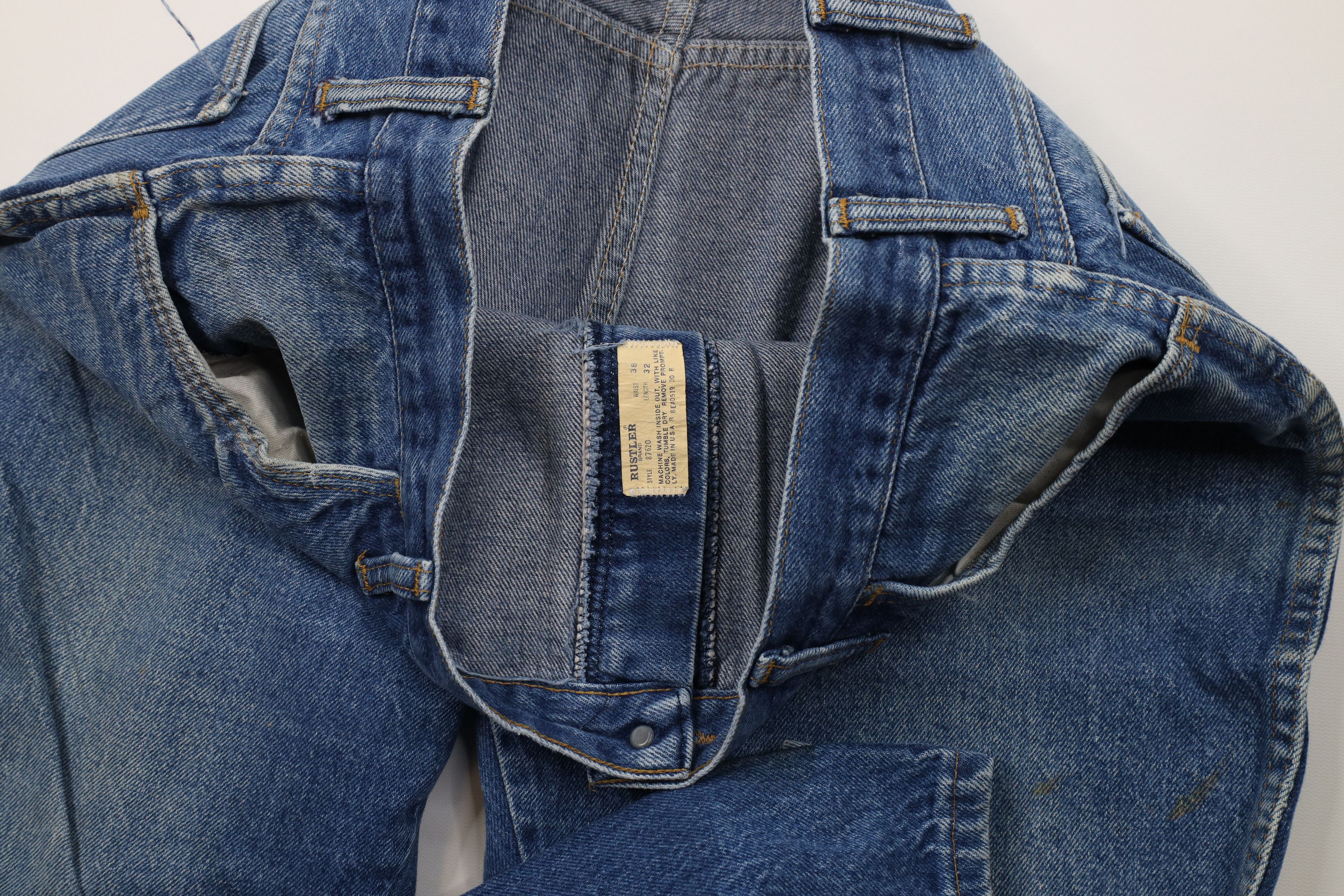 Vintage Vintage 70s Streetwear Flared Wide Leg Bootcut Jeans USA Size US 36 / EU 52 - 9 Thumbnail
