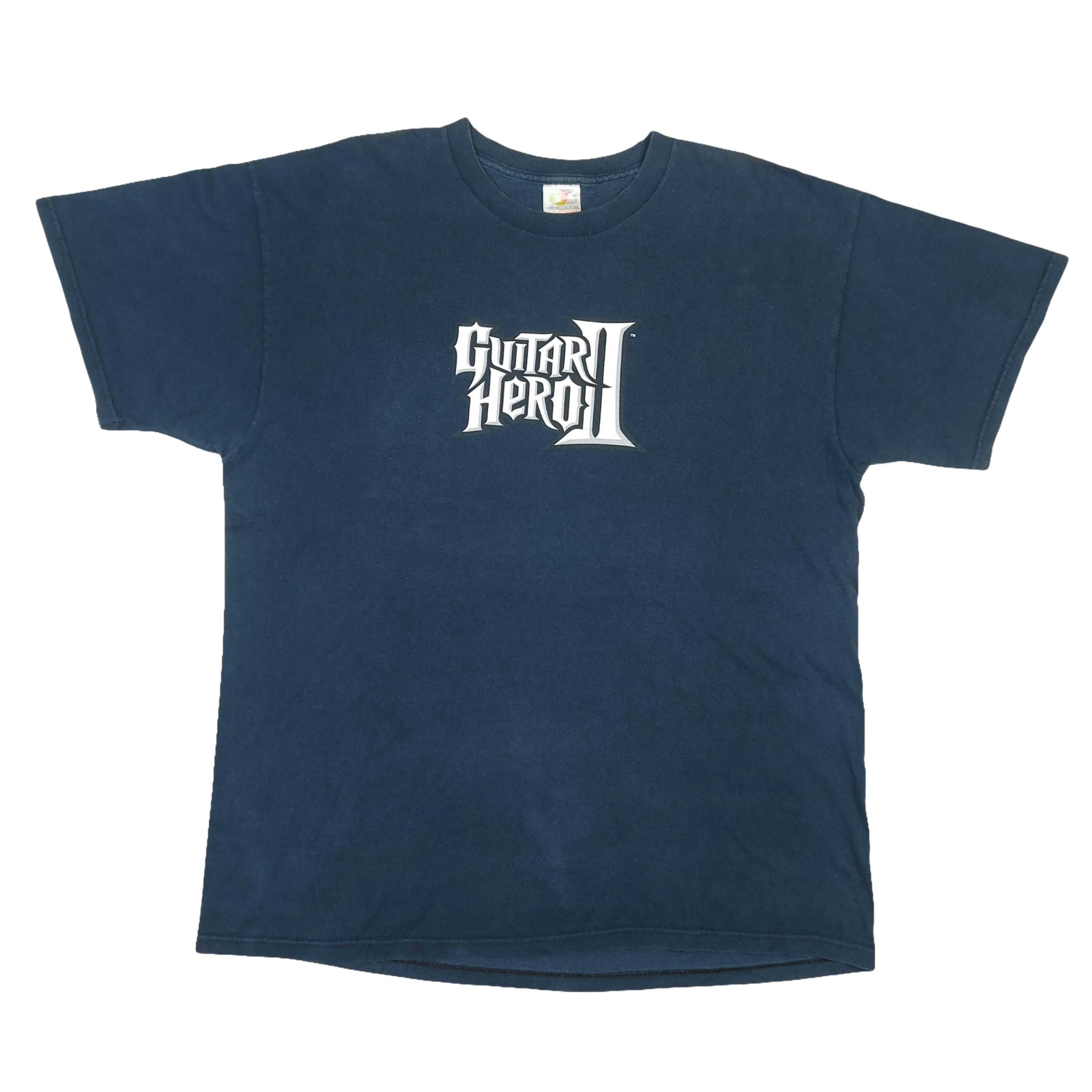 Playstation Vintage 2006 Guitar Hero 2 II Game Promo TEE Size US XL / EU 56 / 4 - 1 Thumbnail