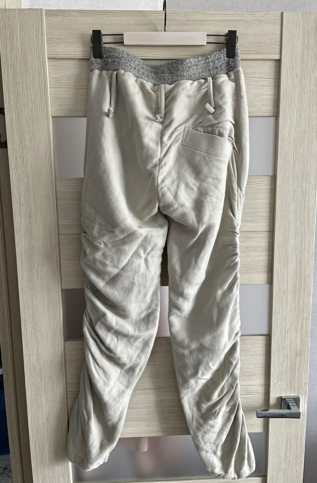 Lost & Found Ria Dunn Lost & Found Ria Dunn Beige Curved J-Cut Ramie Pant Trousers Size US 30 / EU 46 - 2 Thumbnail