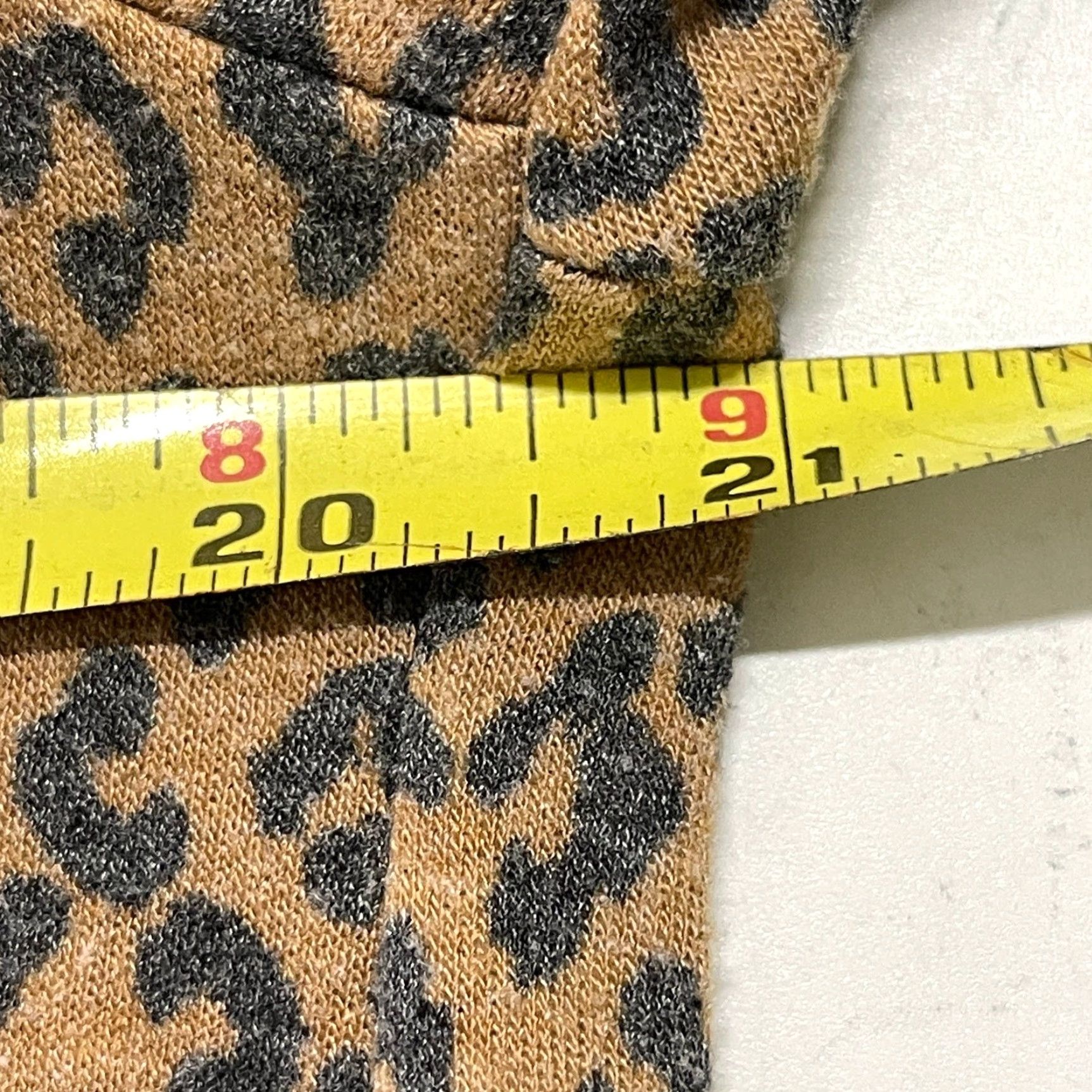 Vintage Kaileigh T-Shirt Women M Brown Gray Cheetah Print Long Sleeve Y2K Made in USA Size M / US 6-8 / IT 42-44 - 6 Thumbnail