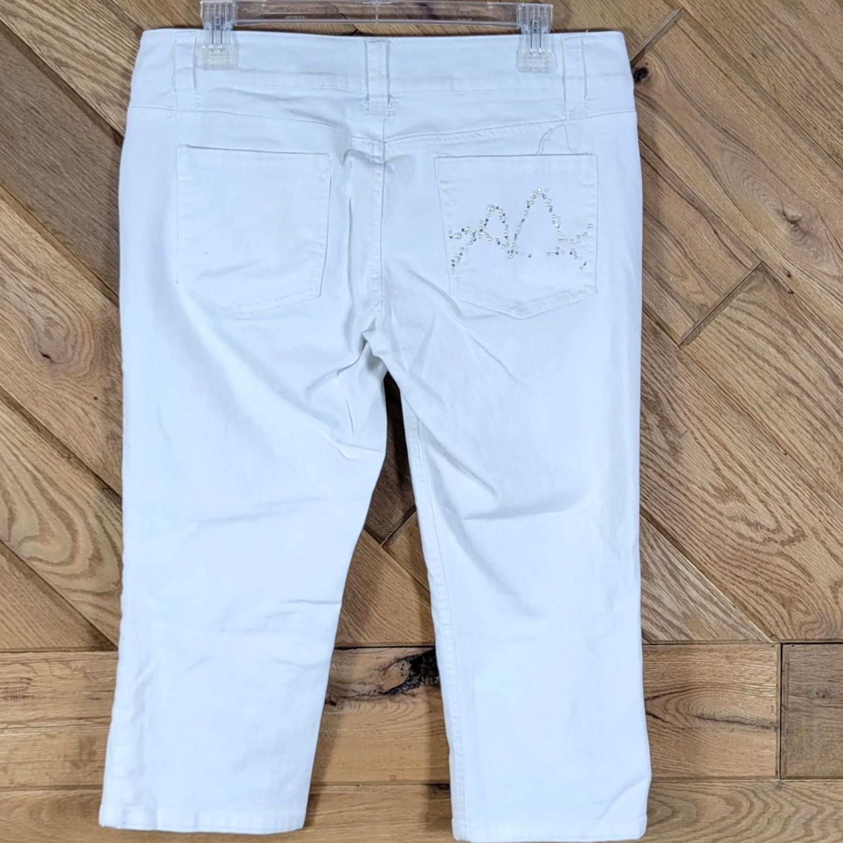 Sea New York New York & Company Capri Pants Womens Size 8 Cotton White Size 30" / US 8 / IT 44 - 4 Thumbnail