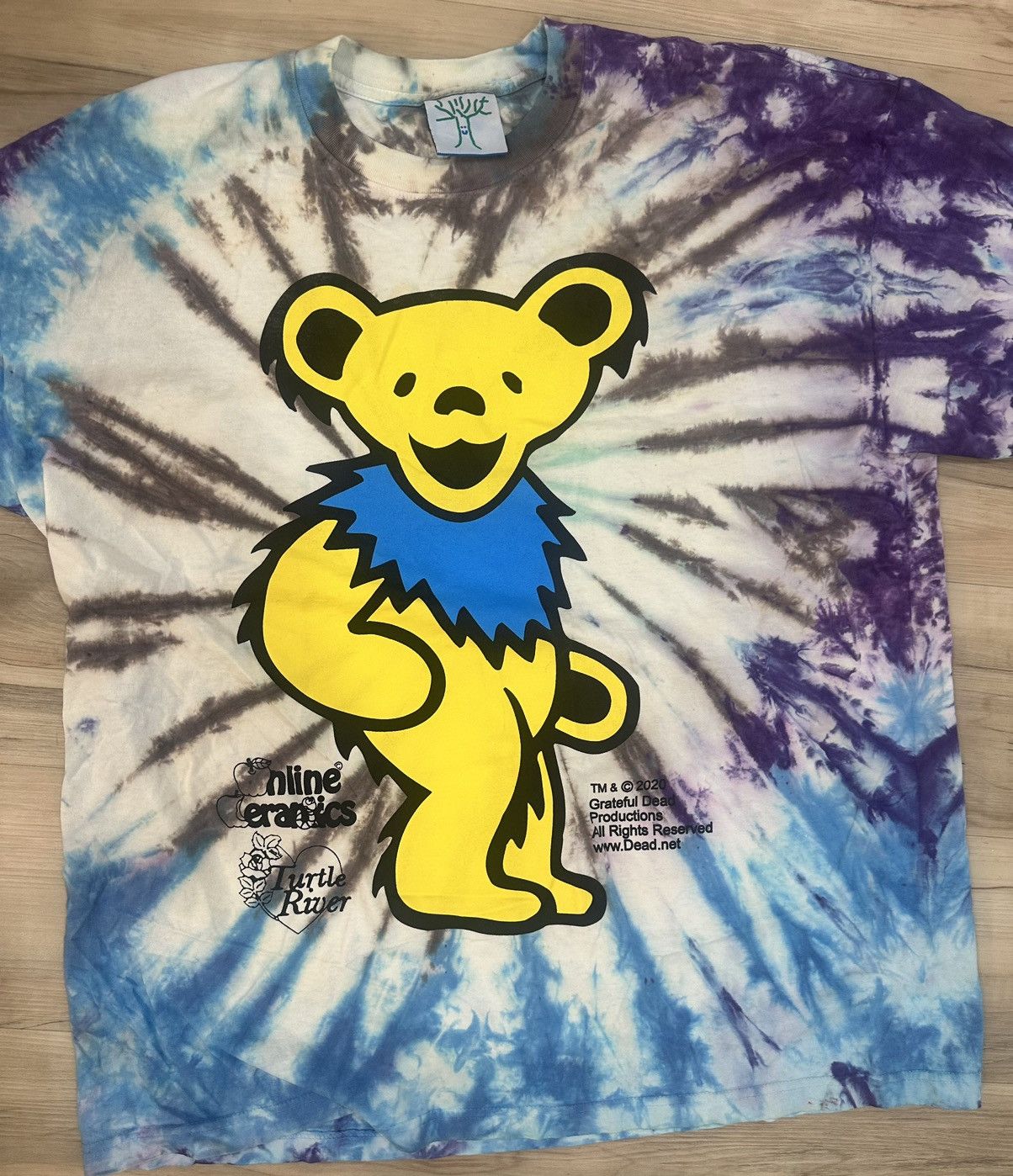 Online Ceramics Online Ceramics Grateful Dead Dancing Bear Hand Dyed Size XL Size US XL / EU 56 / 4 - 2 Thumbnail