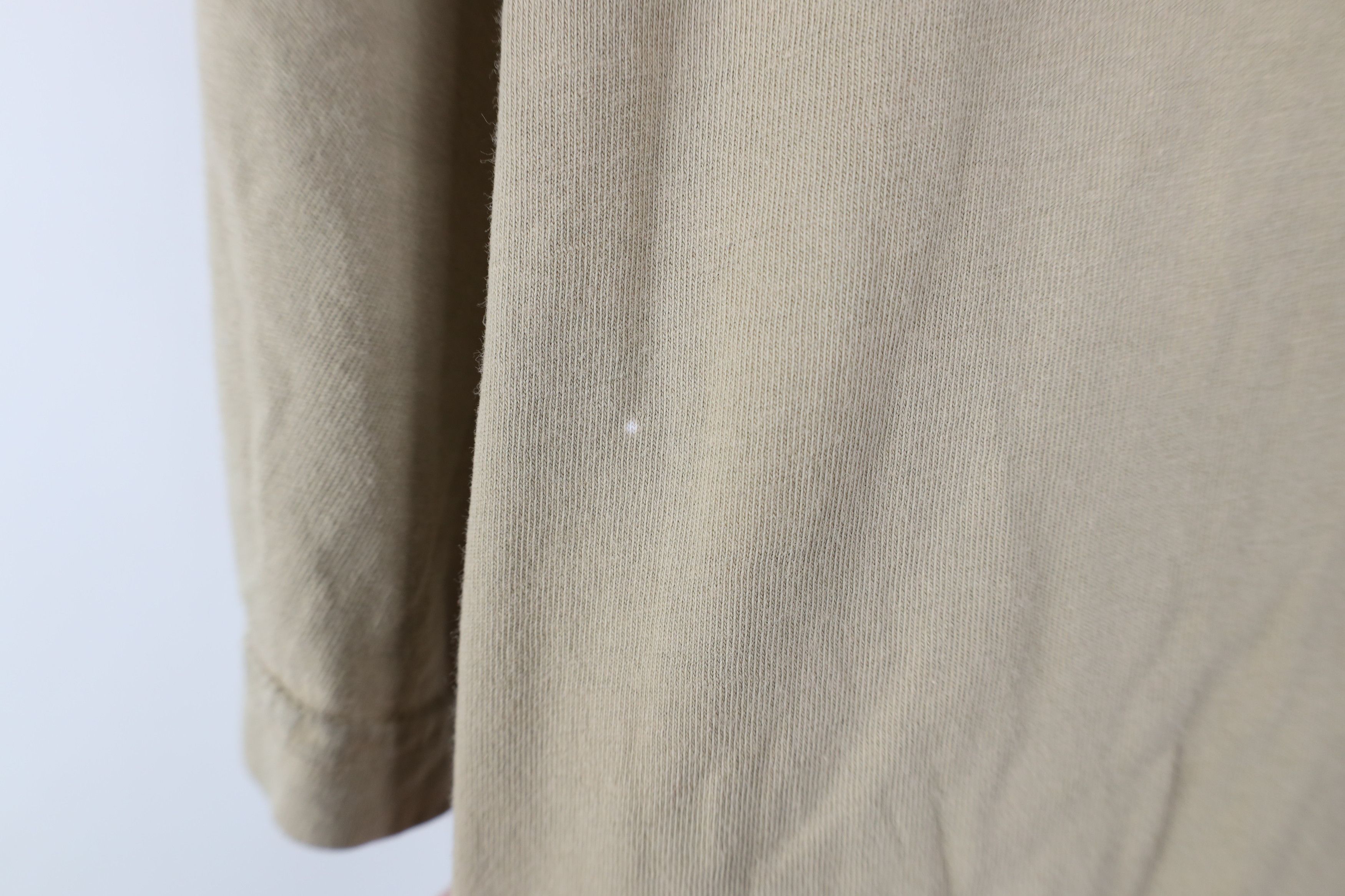 Ralph Lauren Vintage 90s Ralph Lauren Short Sleeve T-Shirt Beige Cotton Size US XL / EU 56 / 4 - 13 Thumbnail