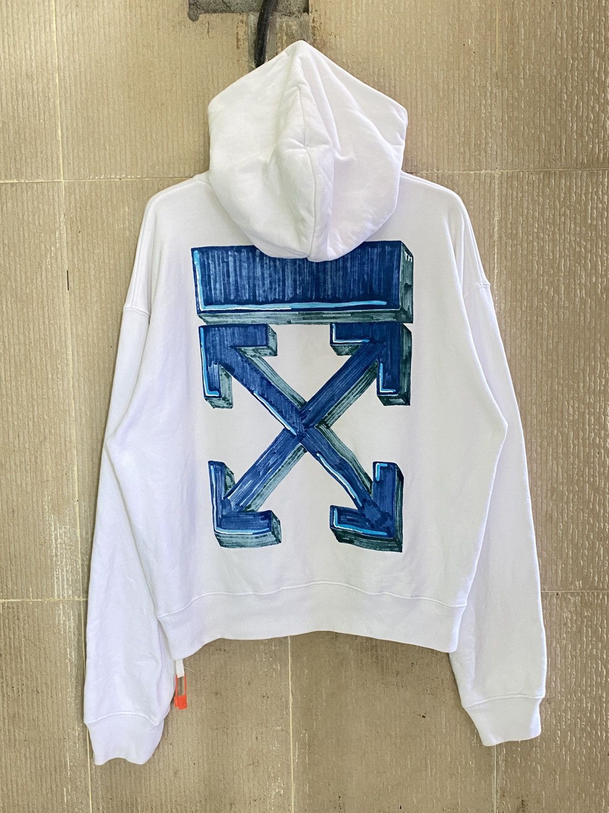 Off-White Off-White 20AW Maker Arrows Oversize Pullover Hoodie Size US L / EU 52-54 / 3 - 1 Thumbnail