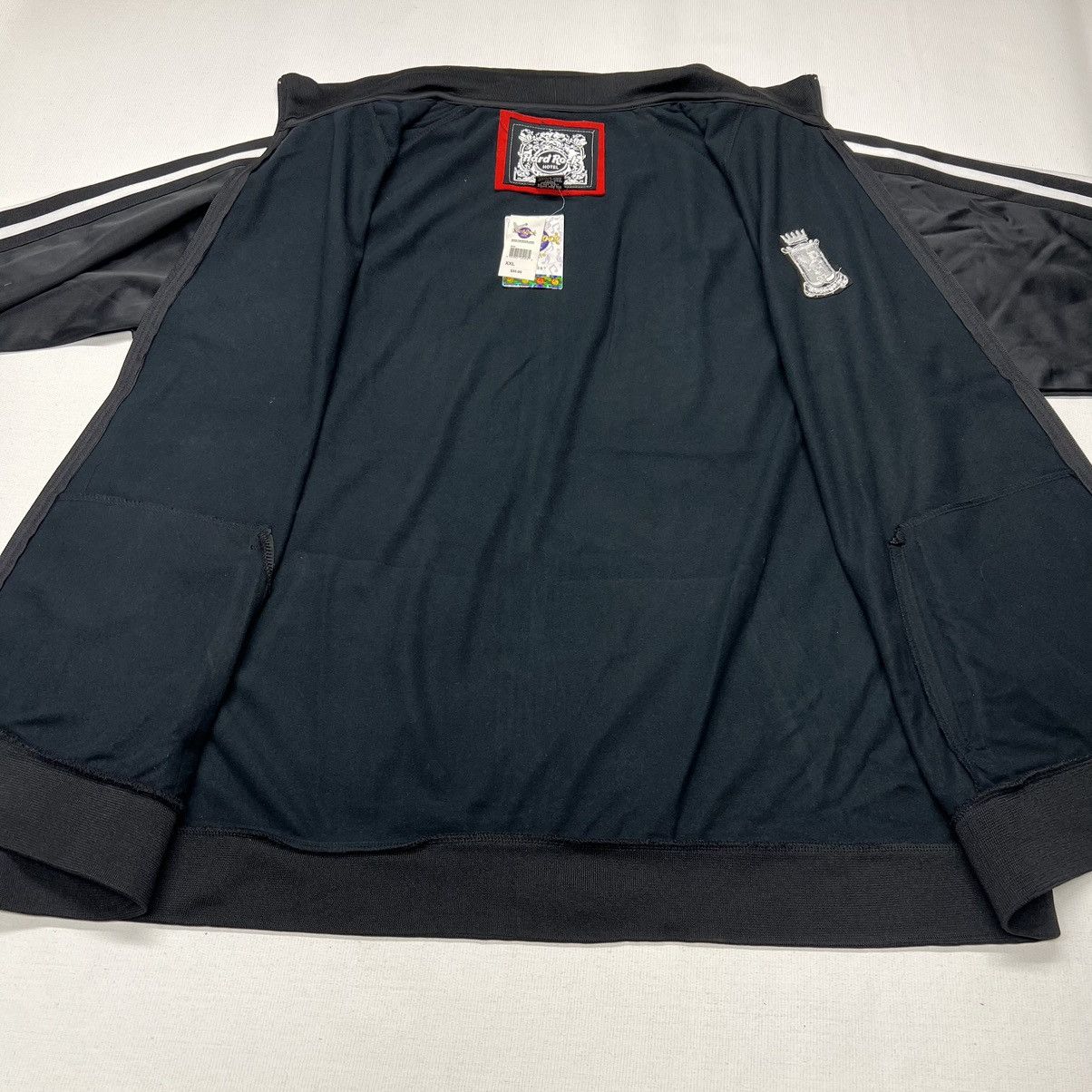 Hard Rock Cafe NEW Hard Rock Cafe Track Jacket Black Full Zip Coach Warm Up Size US XXL / EU 58 / 5 - 10 Thumbnail
