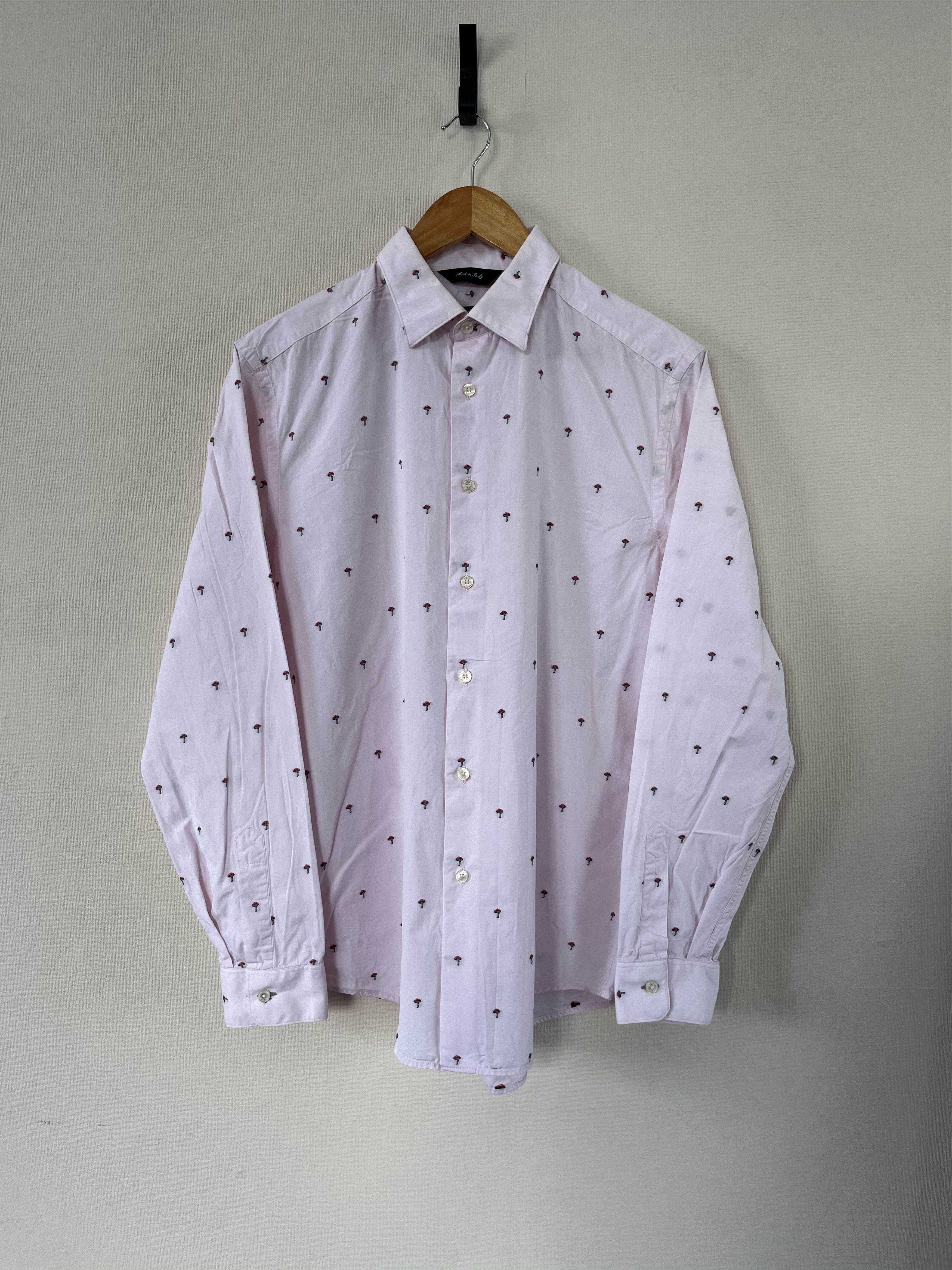 Paul Smith Paul Smith London The Byard Mushroom Button Up Shirt Size US S / EU 44-46 / 1 - 1 Thumbnail
