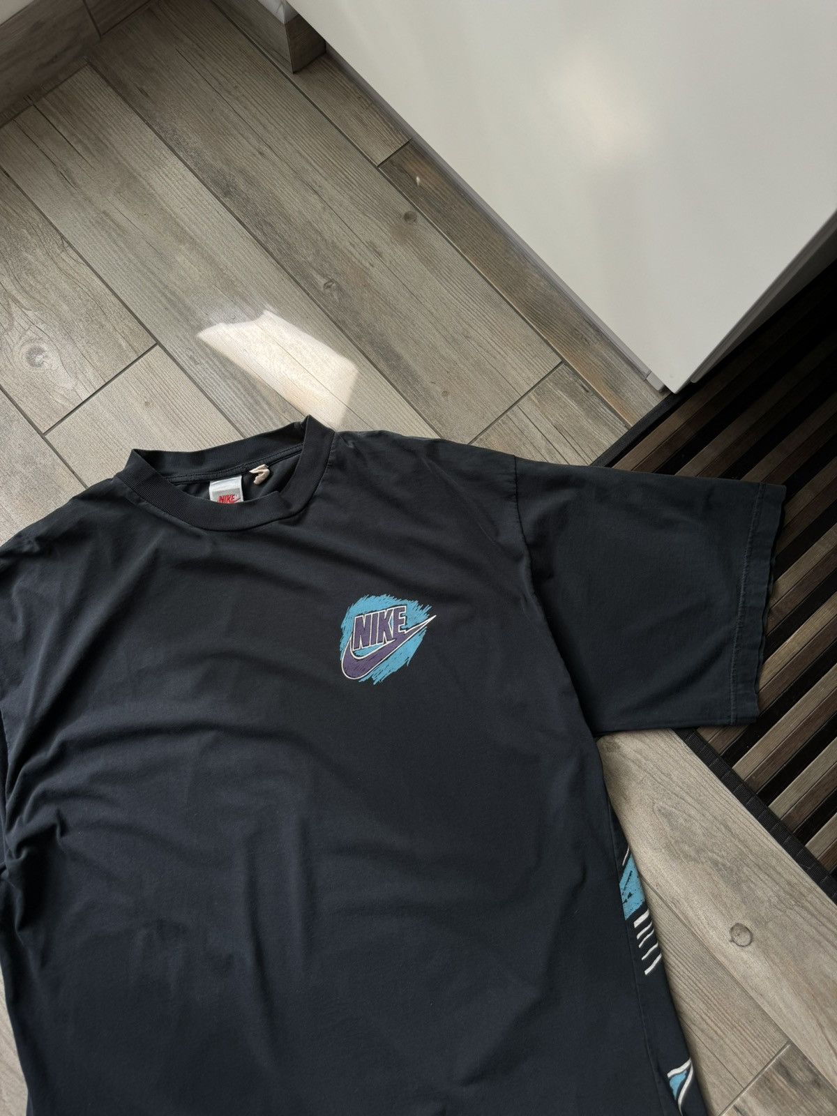 Nike × Vintage Nike Oregon USA Vintage Rare NFL Full Print T Shirt Size US XL / EU 56 / 4 - 5 Thumbnail