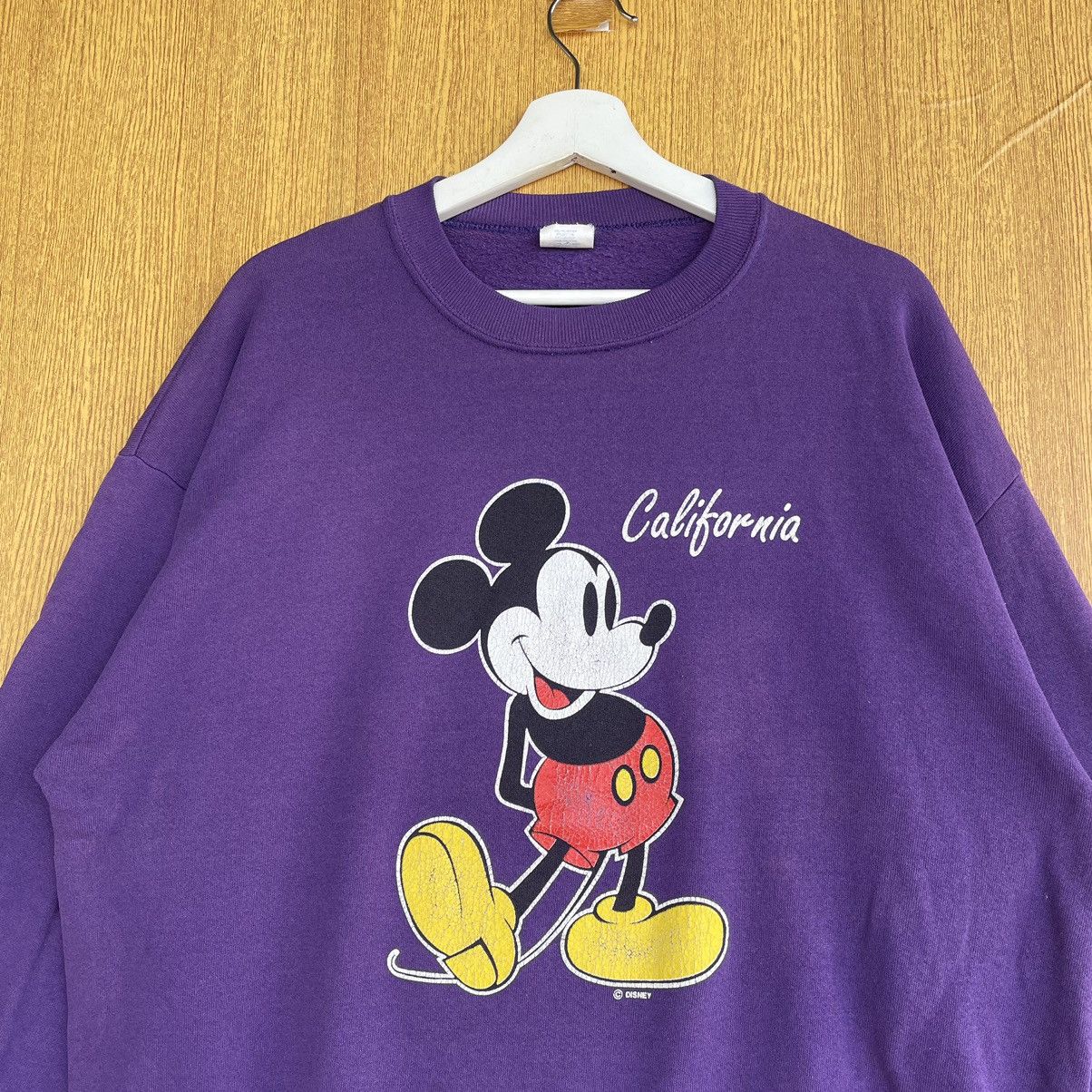 Cartoon Network × Mickey Mouse × Vintage Vintage Famous Cartoon Character Mickey Mouse Sweatshirt Size US L / EU 52-54 / 3 - 3 Thumbnail