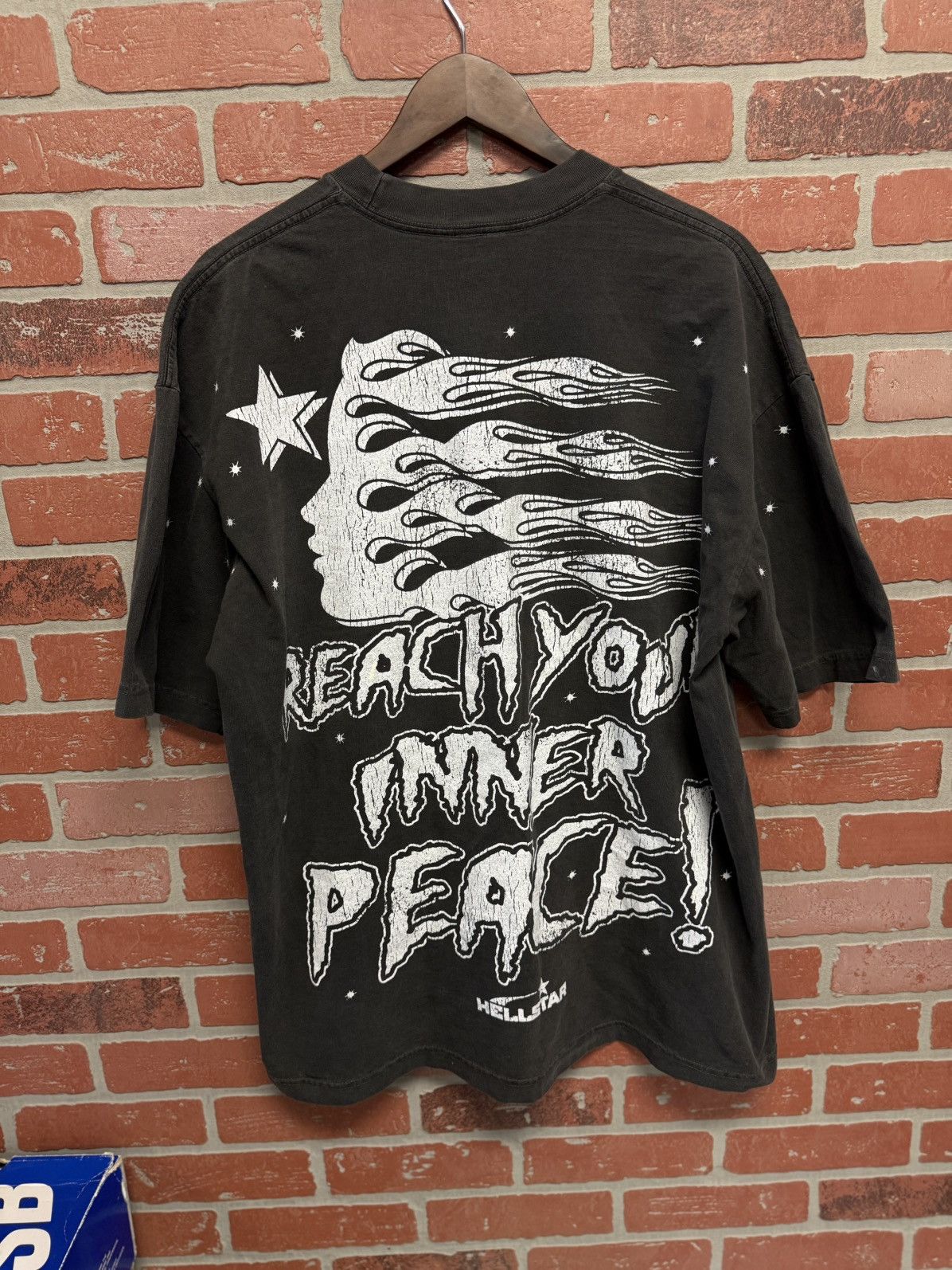 HELLSTAR Hellstar Original Drop Tee Shirt Size XL 🧼 Size US XL / EU 56 / 4 - 4 Thumbnail