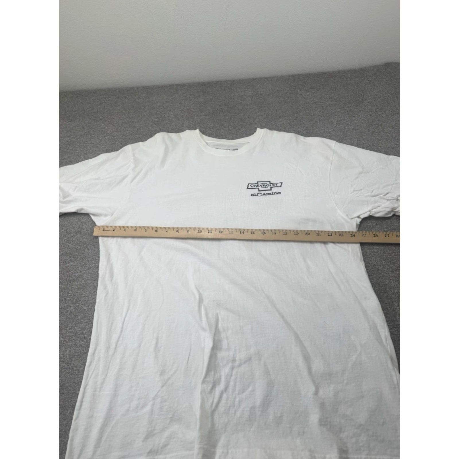 Vintage VINTAGE Chevy 375 Turbo-Jet Shirt Mens 2XL Muscle Car Graphic Tee Short Sleeve White Black 90s Cars Mens Size US XXL / EU 58 / 5 - 7 Thumbnail