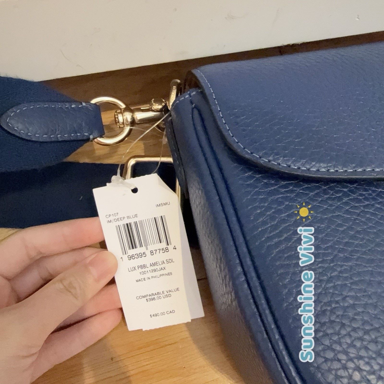 Coach NWT COACH Amelia Saddle Bag Shoulder Bag Leather CP107 Size ONE SIZE - 4 Thumbnail