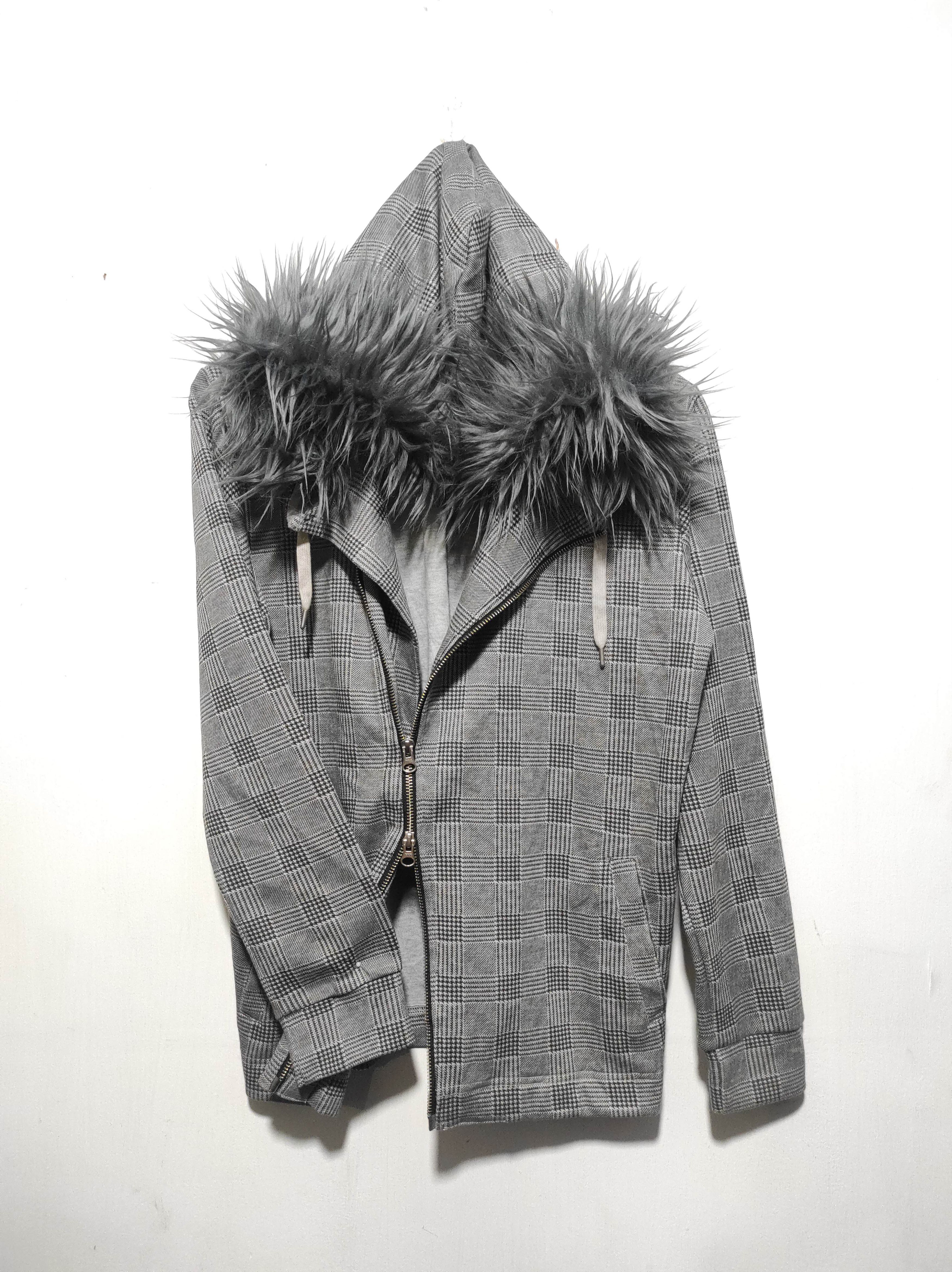 Hysteric Glamour TKMIXPICE Asymetrical Double Zip Fur Hoodie LGB style Size US M / EU 48-50 / 2 - 7 Thumbnail