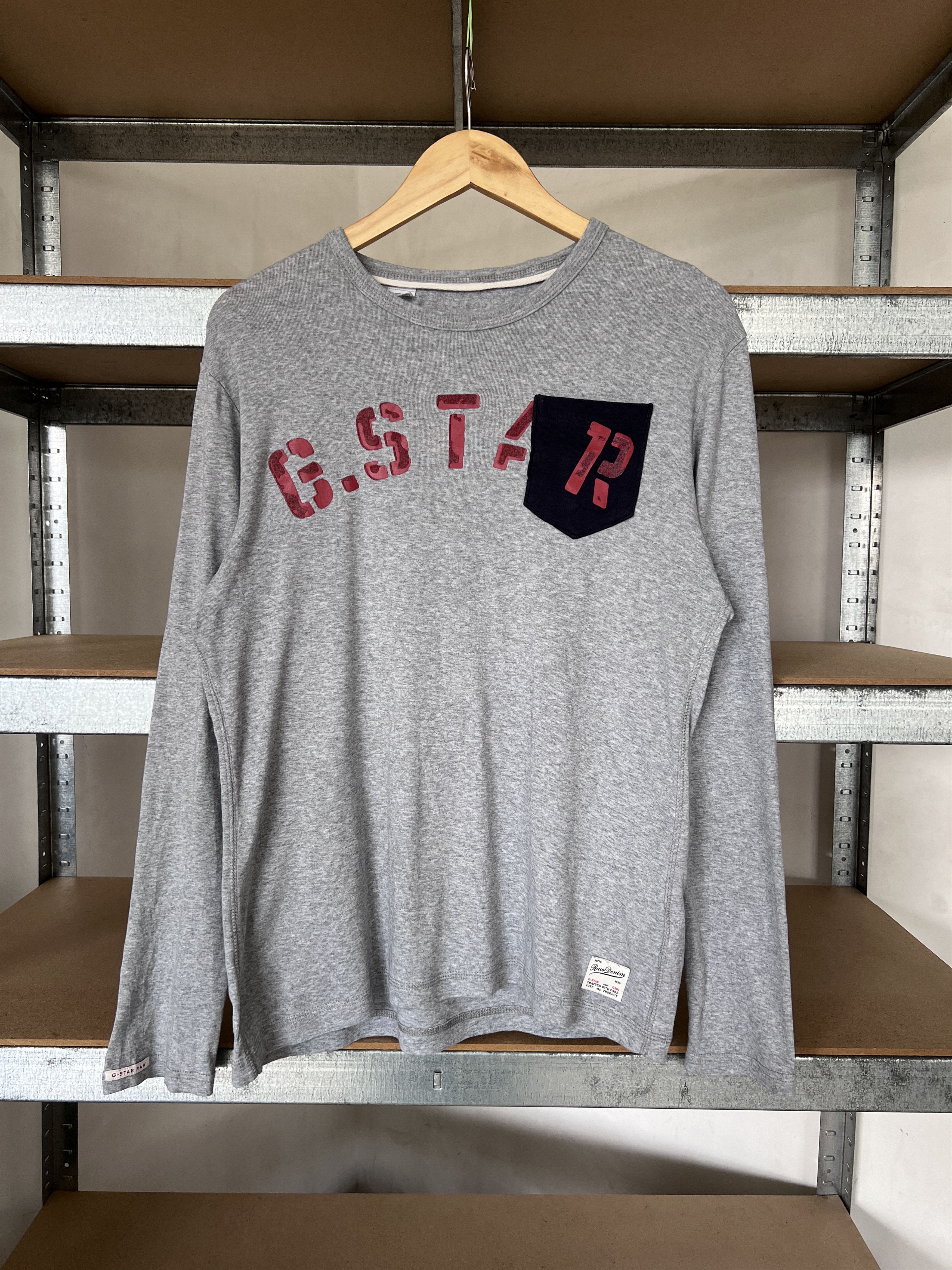G-Star Vintage G-Star Pocket Long sleeve shirt Size US XL / EU 56 / 4 - 1 Thumbnail