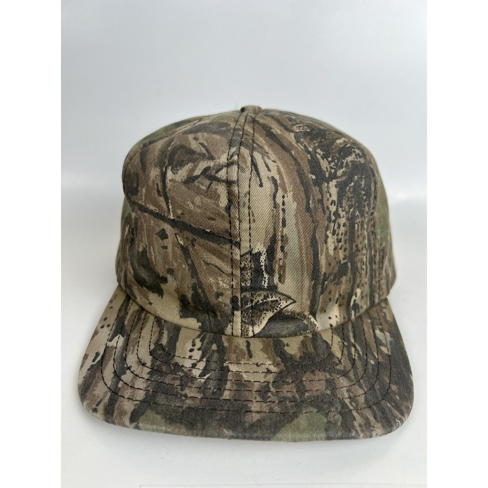 Other Vintage Tree Bark Blank Camo Insulated Hat Cap Size Medium M Size ONE SIZE - 2 Thumbnail