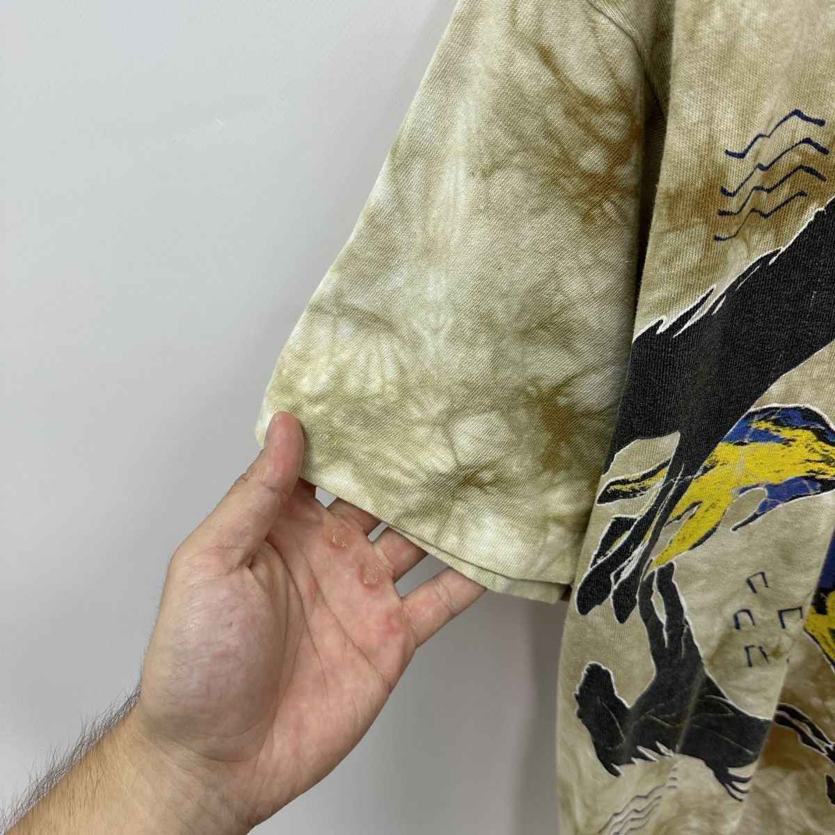 The Mountain Vintage 90s The Mountain Gray 96 Horses art tee tie dye y2k Size US M / EU 48-50 / 2 - 8 Thumbnail