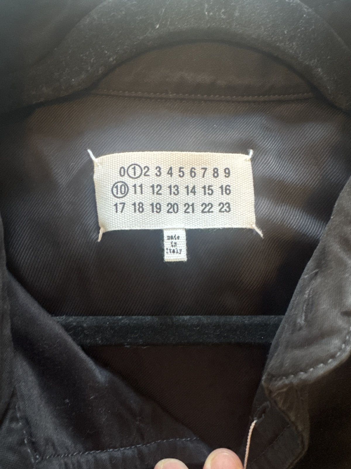 Maison Margiela Maison Margiela Oversized Black Shirt – Size 46 – New w/Tags Size US S / EU 44-46 / 1 - 4 Thumbnail