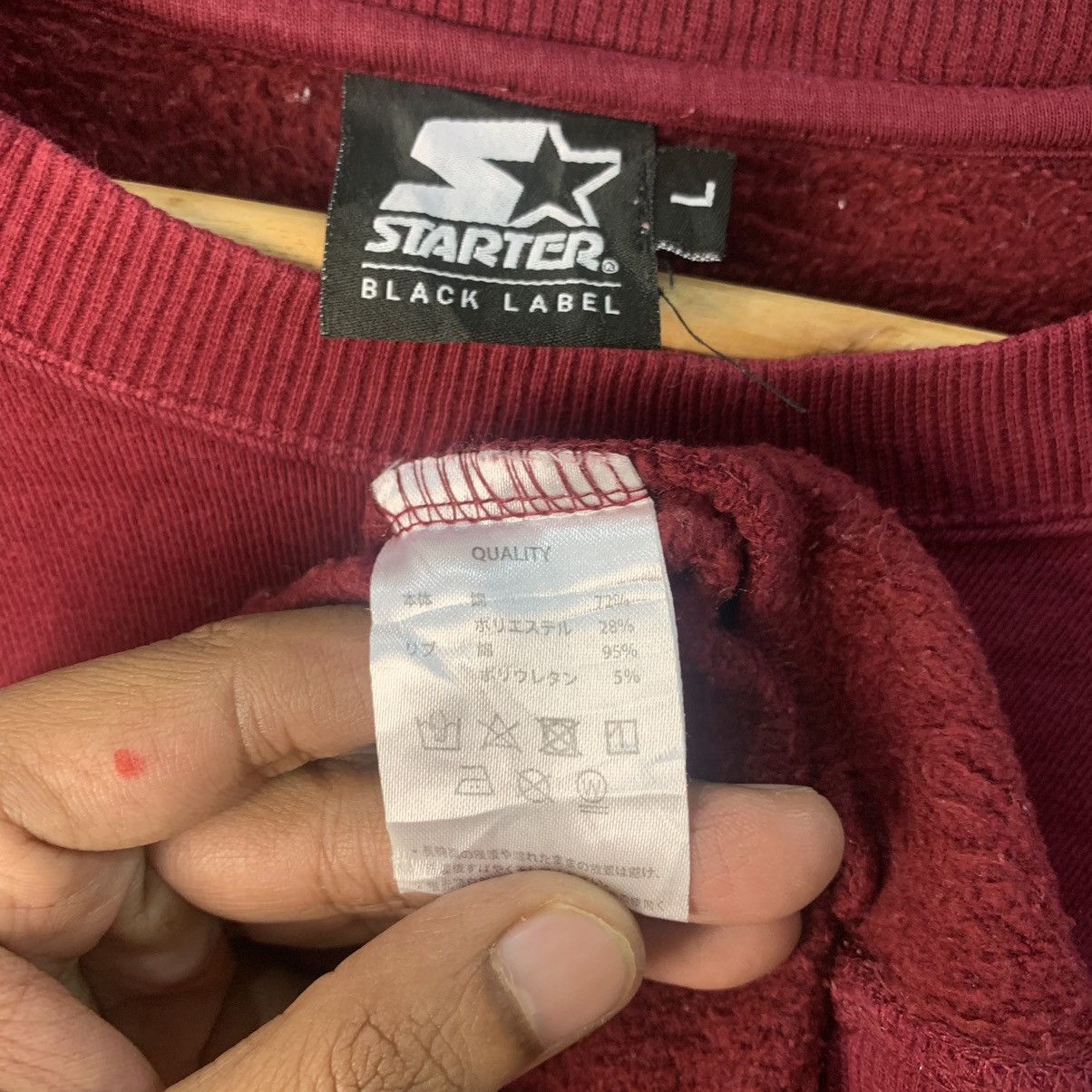 Starter × Vintage Vintage Starter Sweatshirt Jumper Pullover Crewneck Size US L / EU 52-54 / 3 - 3 Thumbnail