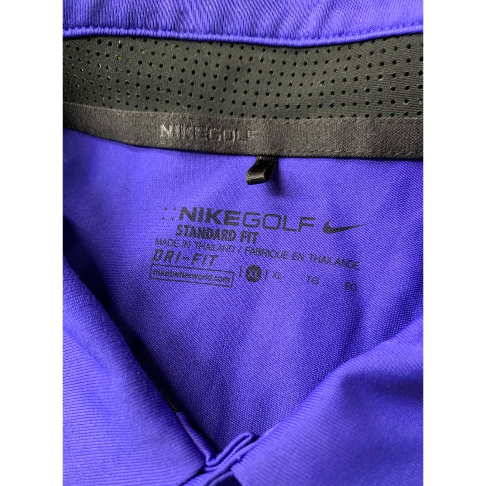 Nike NIKE Golf Dri-FIT Polo Shirt Mens XL Blue White Yellow Polo Shirt Size US XL / EU 56 / 4 - 4 Thumbnail