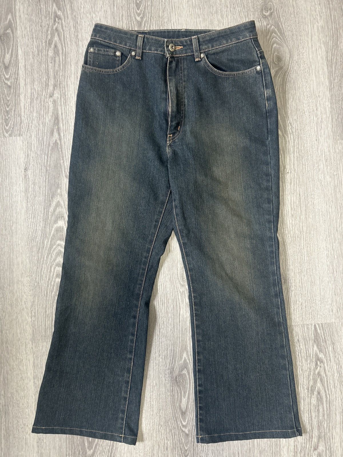 Edwin Miss Edwin Vintage Bootcut Denim Jeans – Mid Wash Blue Size 34" / US 12 / IT 48 - 1 Thumbnail