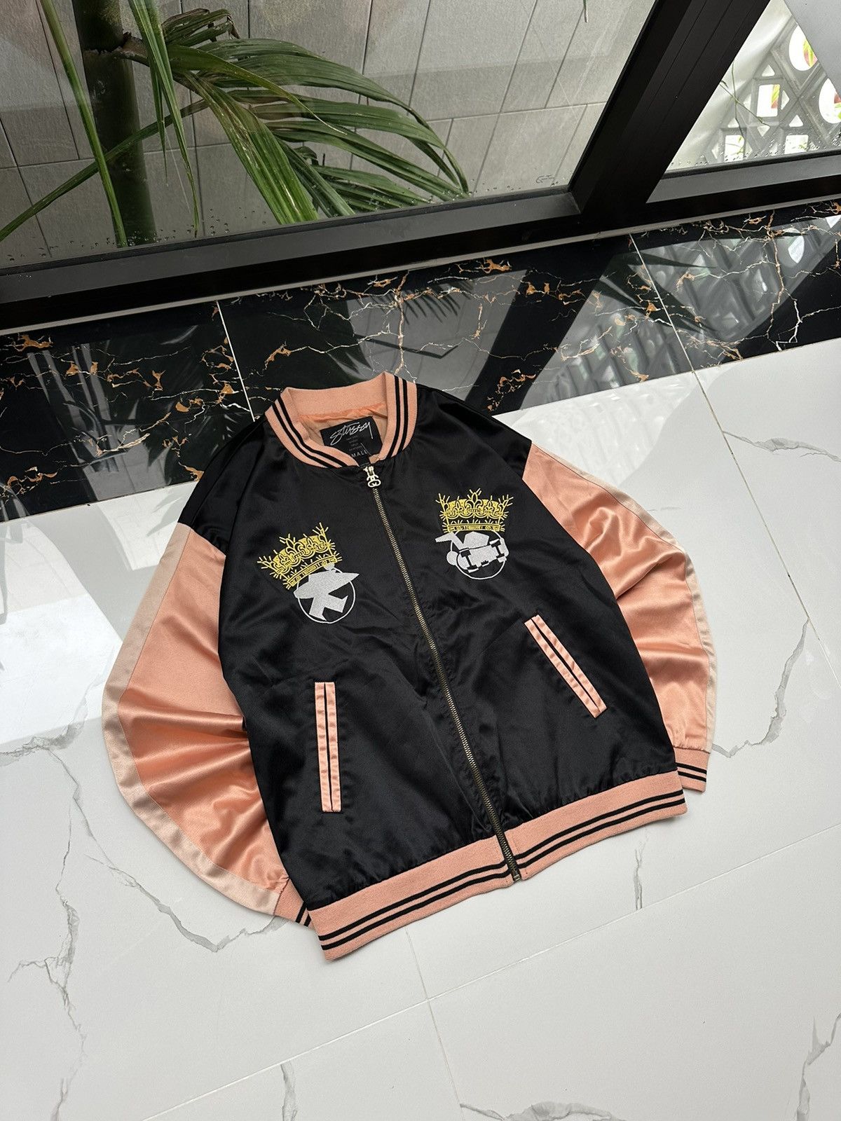 Stussy × Vintage STUSSY VINTAGE BIG LOGO STREETWEAR LIGHT JACKET Size S / US 4 / IT 40 - 2 Thumbnail